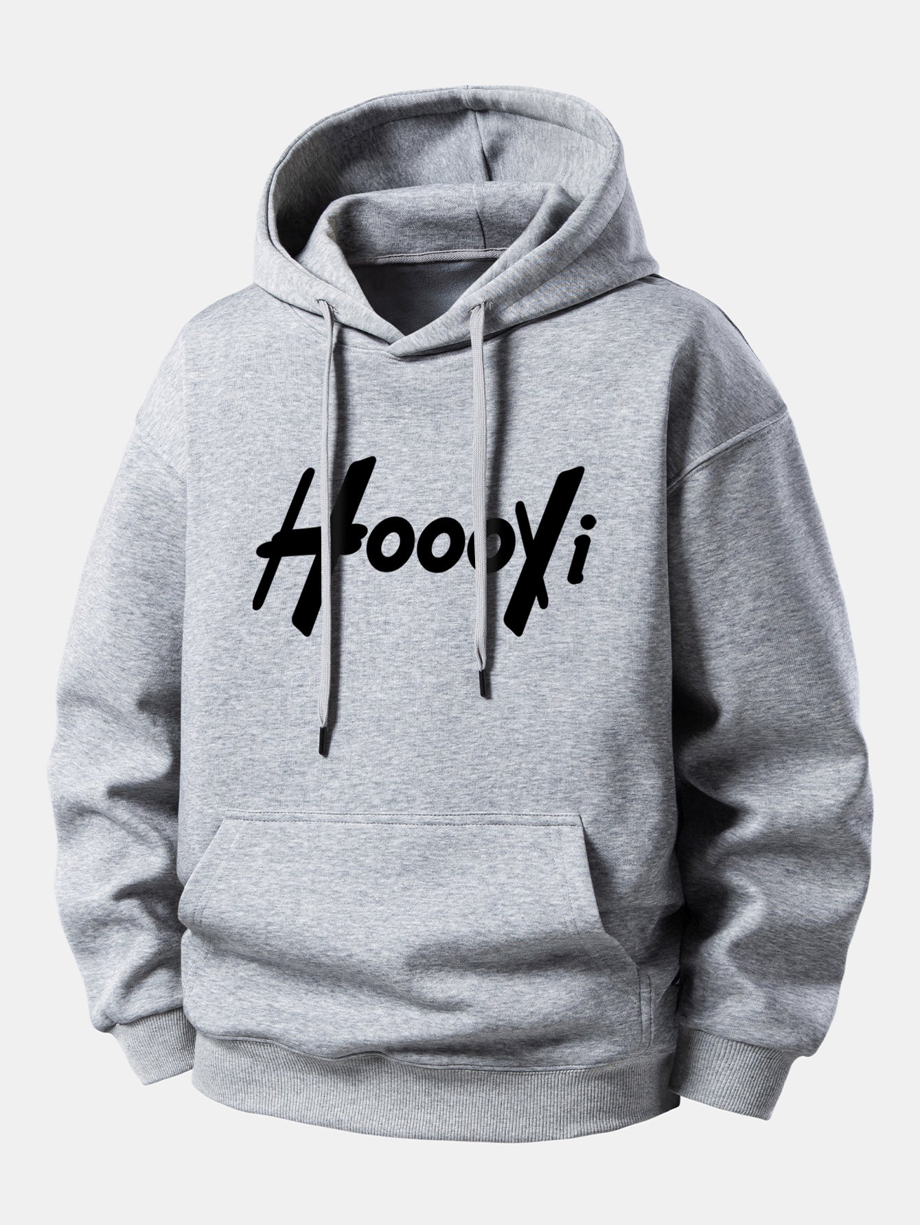 Hoooyi Print Relax Fit Hoodie - Image 5