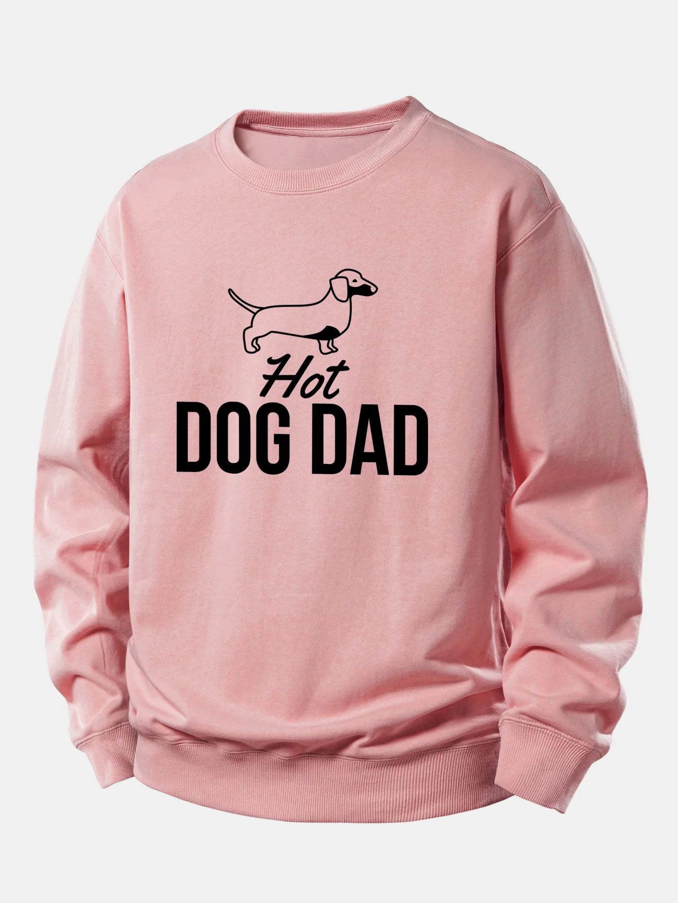 Hot Dog Dad Print Relax Fit Sweatshirt - Image 3