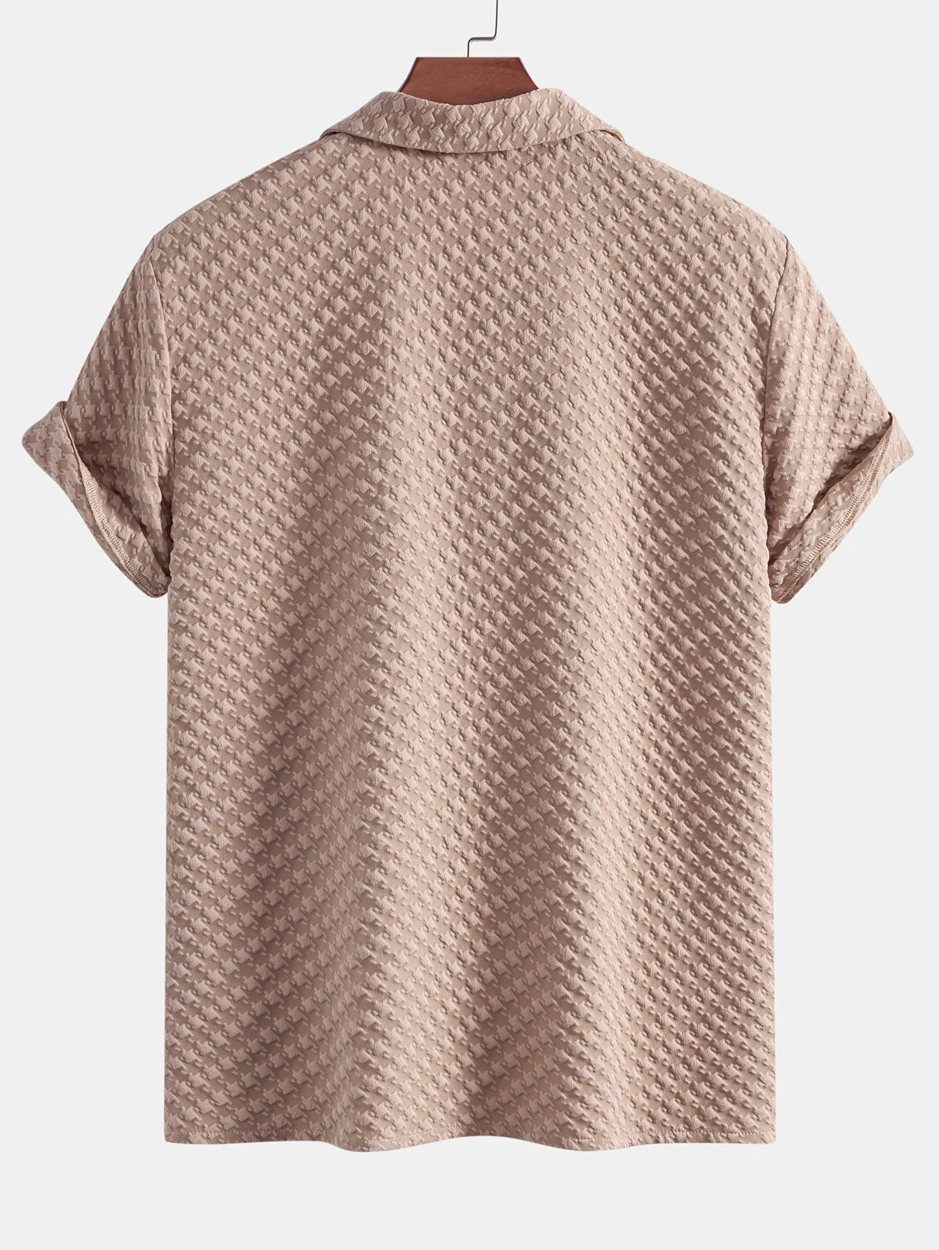 Hahnentritt Jacquard Cuban Shirt - Image 2
