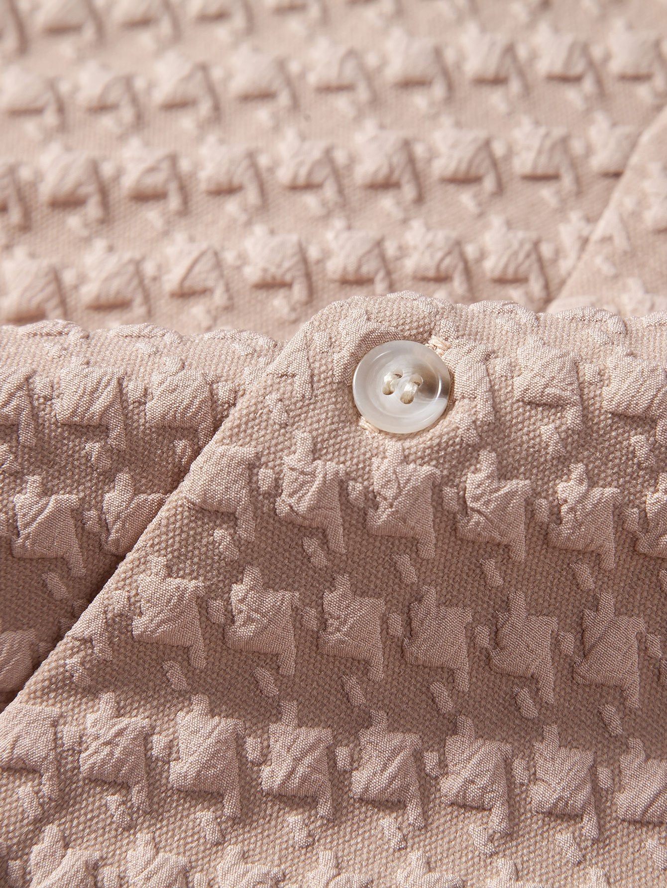 Hahnentritt Jacquard Cuban Shirt - Image 4