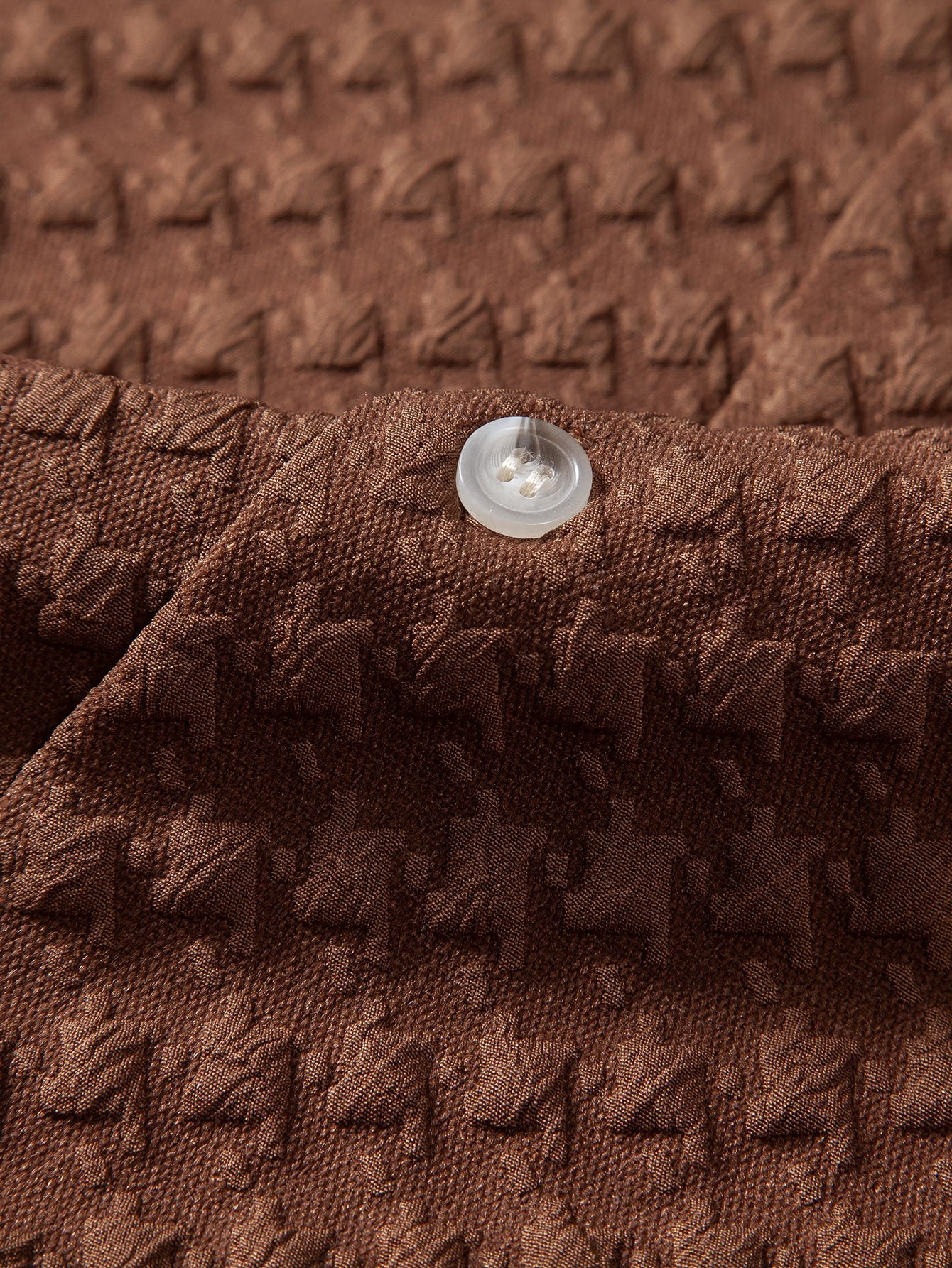 Hahnentritt Jacquard Cuban Shirt - Image 9