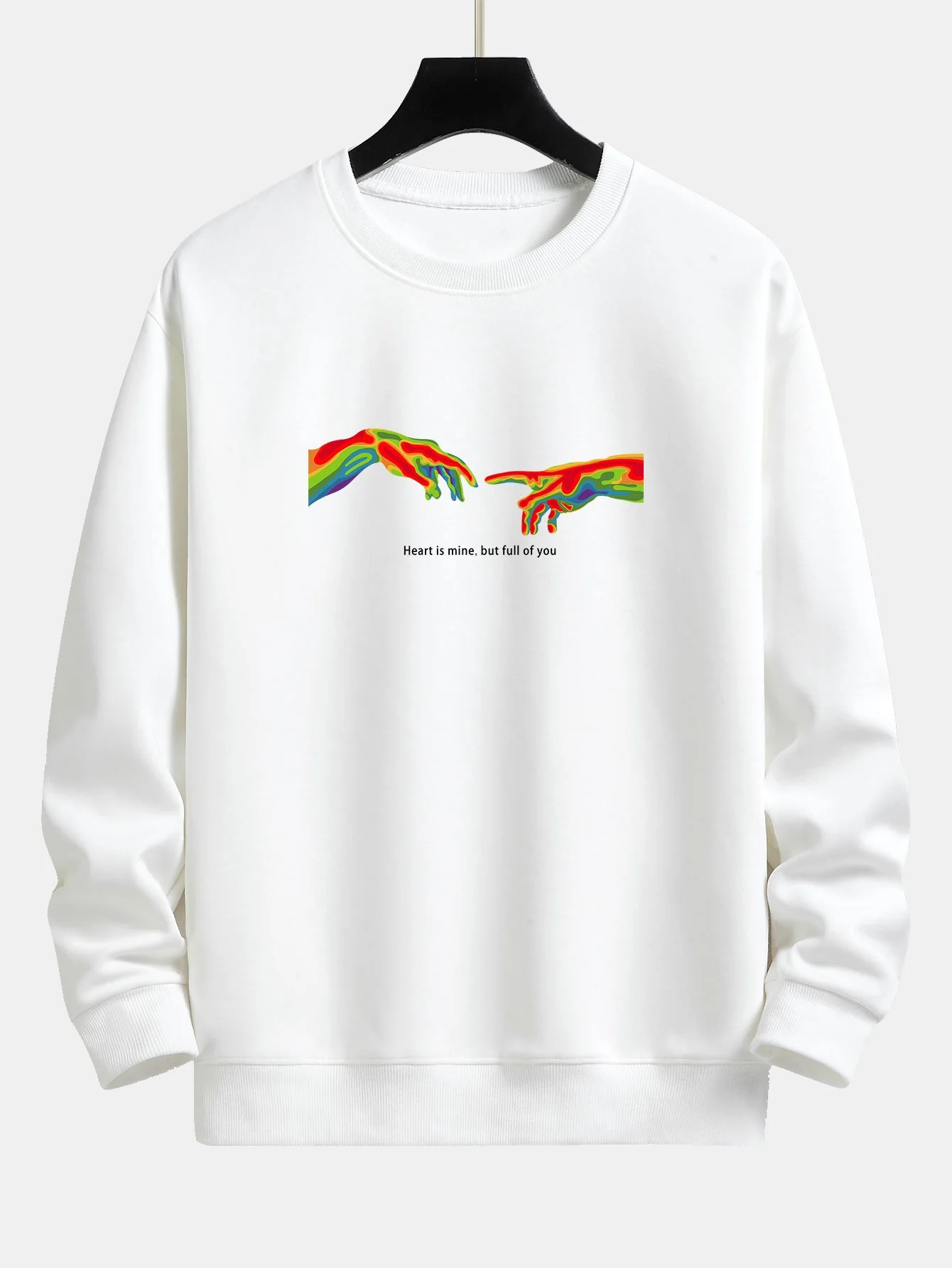 Infrarot Handdruck Relaxed Fit Sweatshirt - Image 2