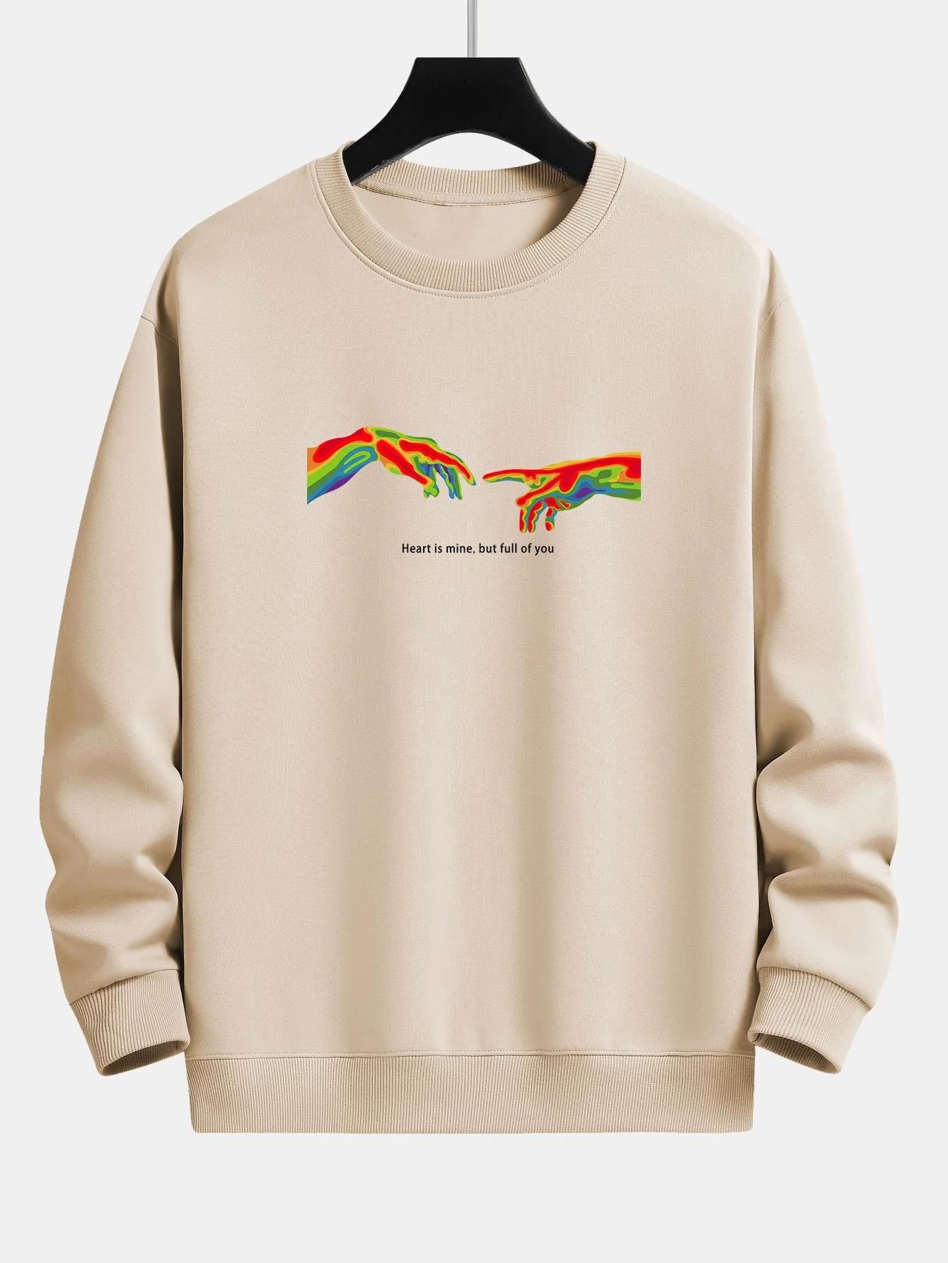 Infrarot Handdruck Relaxed Fit Sweatshirt - Image 5