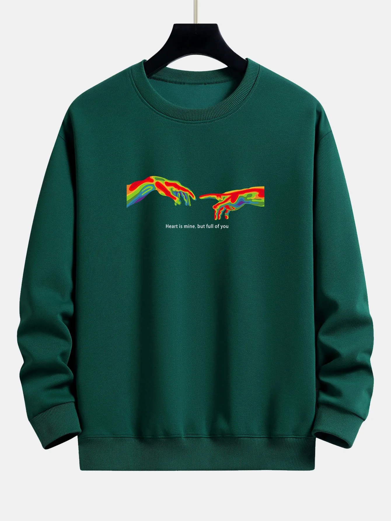 Infrarot Handdruck Relaxed Fit Sweatshirt - Image 6