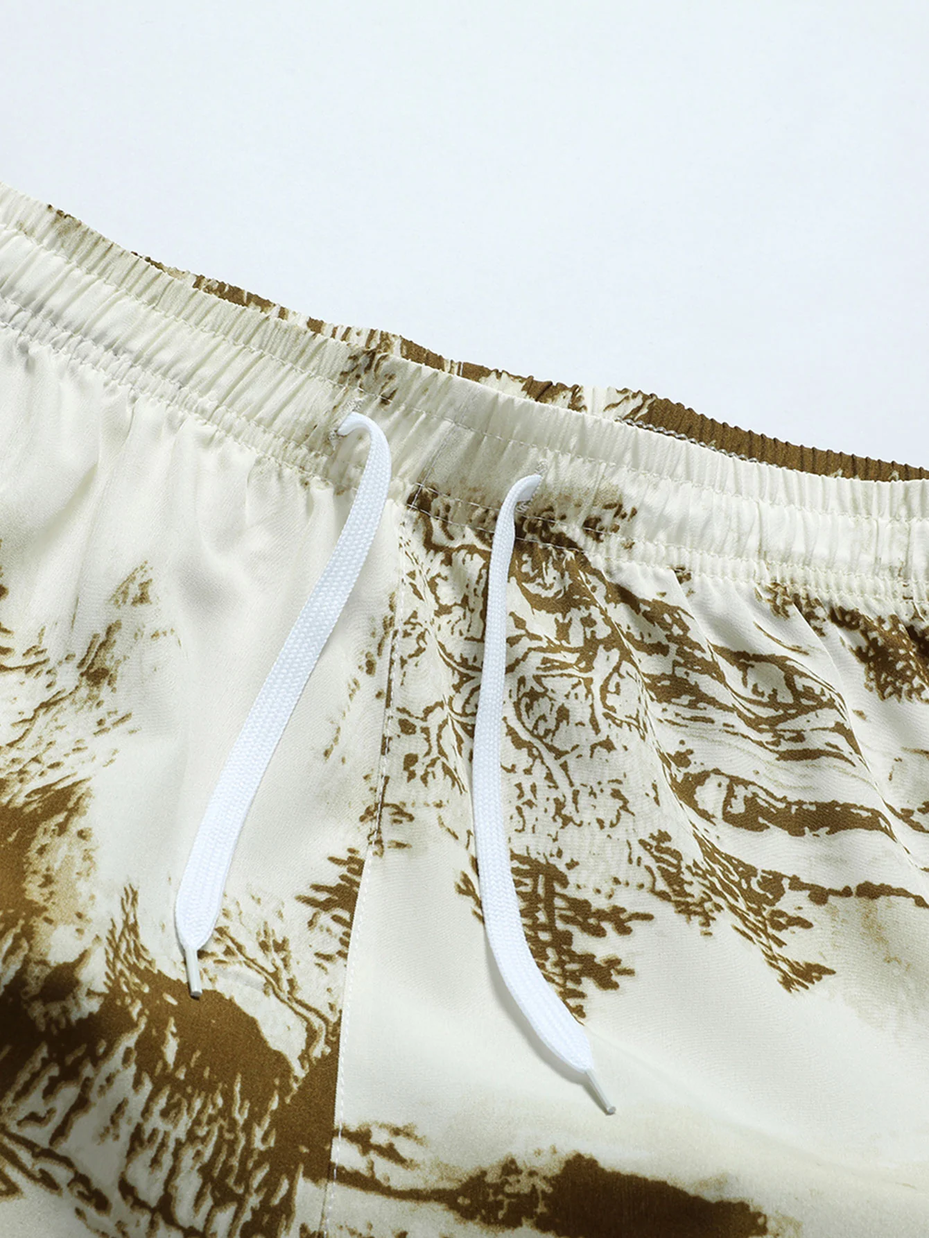 Tintenprint Reißverschluss Taschen Shorts - Image 7