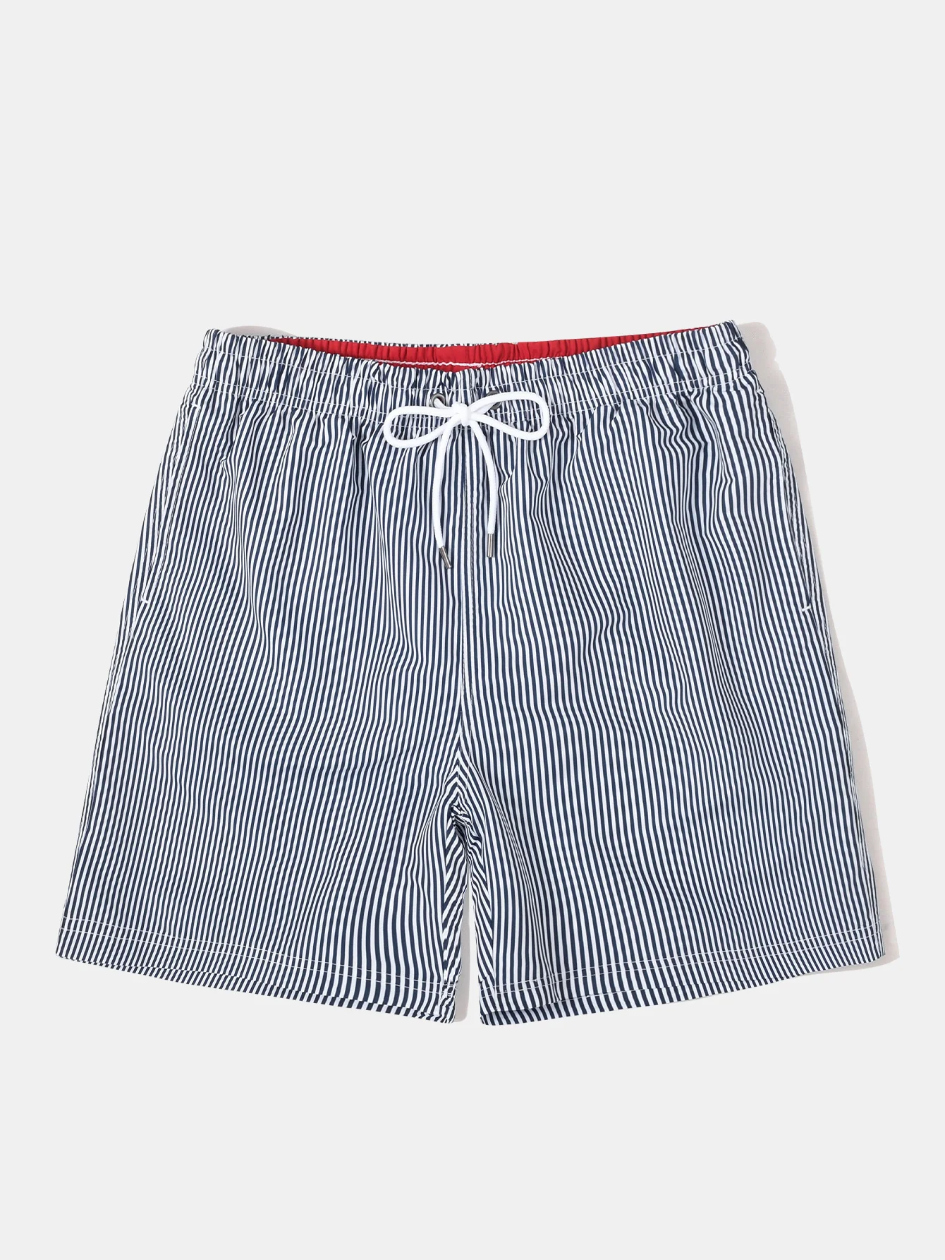 3 Stück Vertikal Gestreifte Badeshorts mit Kordelzug - Image 5