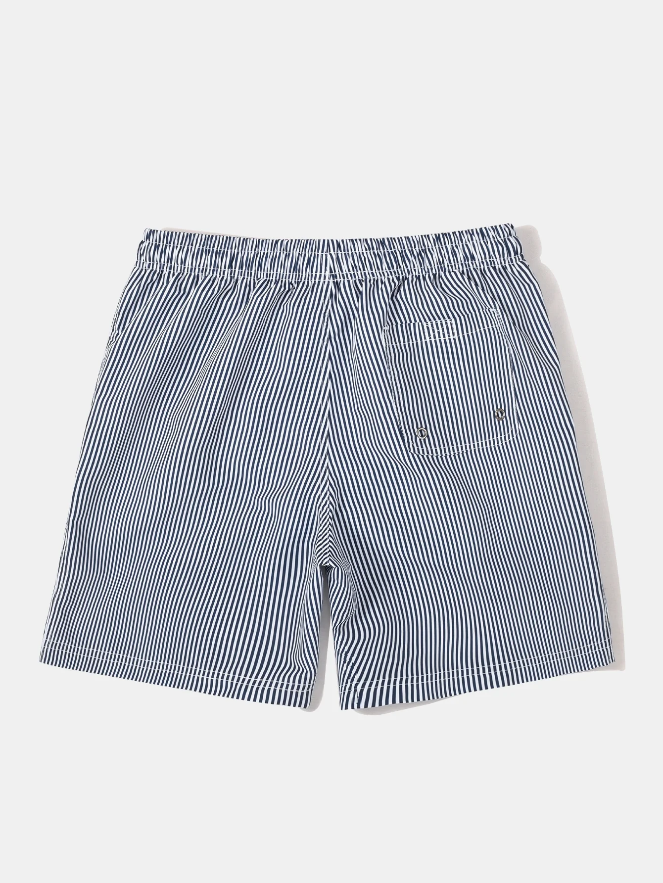 3 Stück Vertikal Gestreifte Badeshorts mit Kordelzug - Image 6