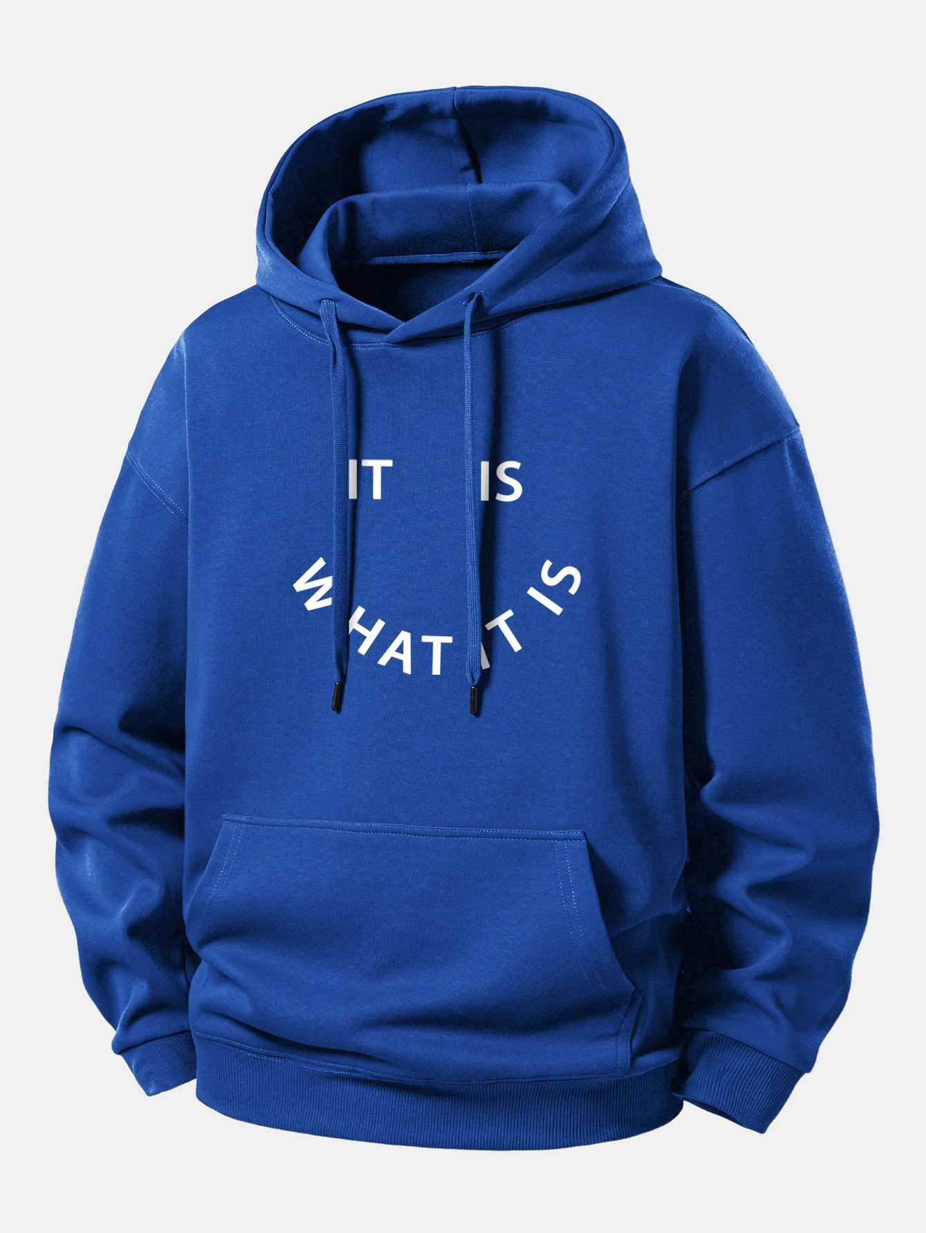 It Is What It Is  Print Relax Fit Hoodie - Image 10