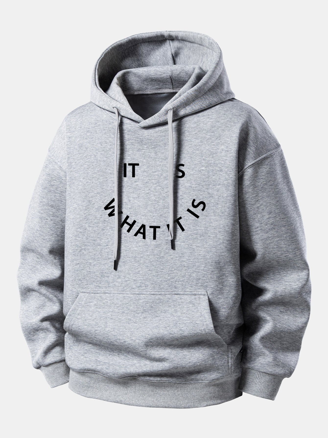 It Is What It Is  Print Relax Fit Hoodie - Image 5