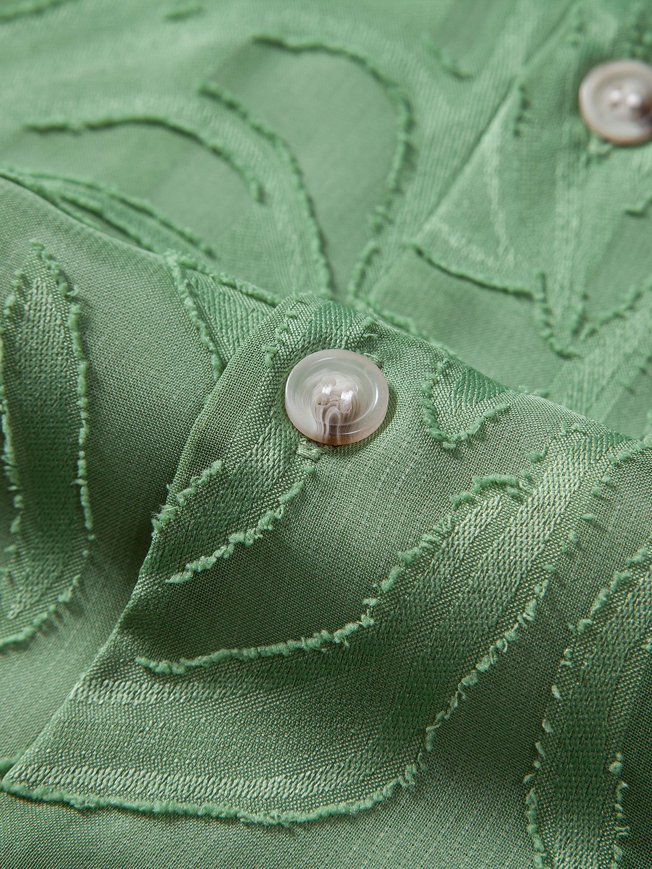 Jacquard-Textur Kubanisches Hemd & Gerade geschnittene Leinenhose - Image 12