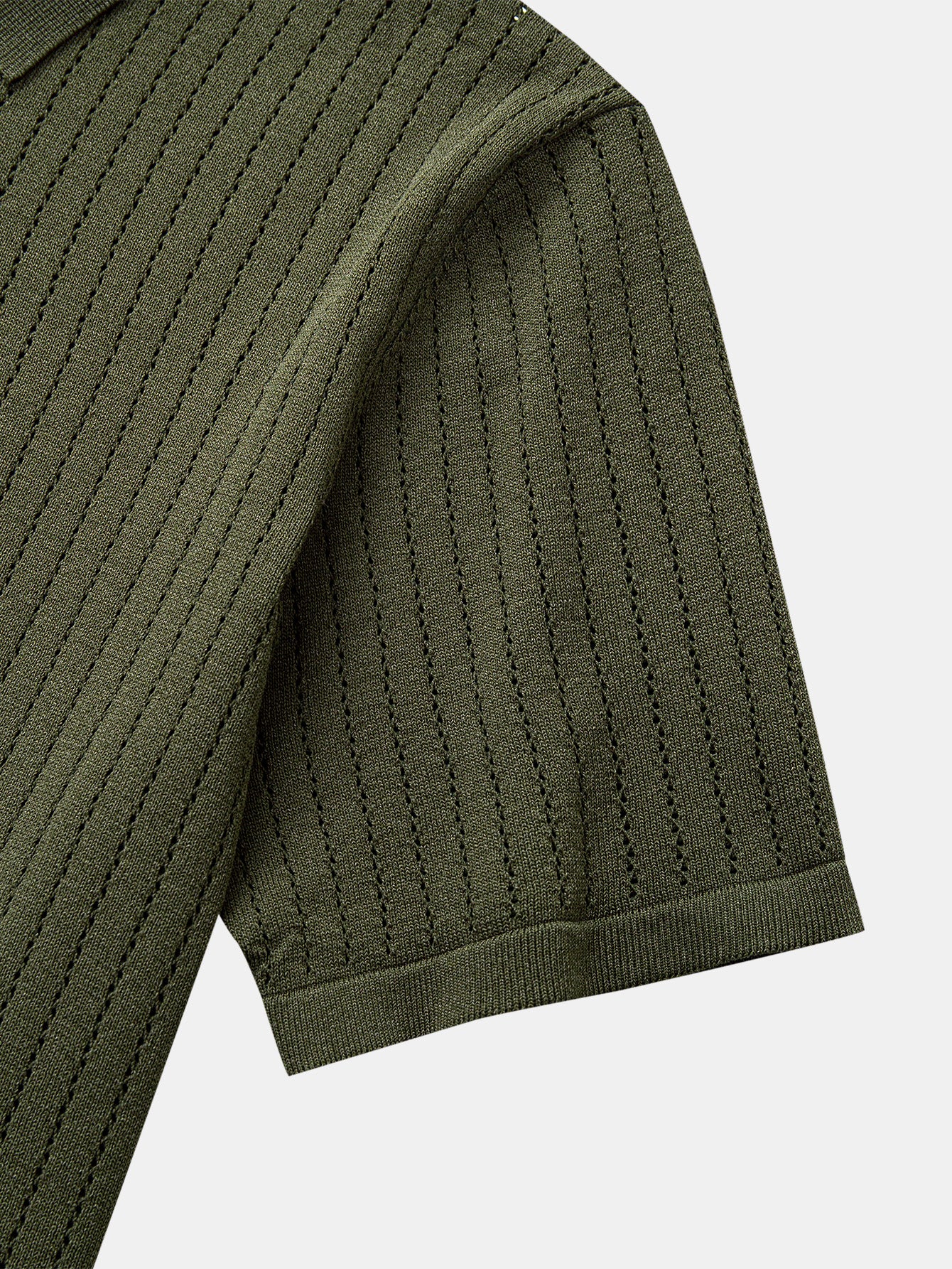 Johnny Collar Open Knit Polo - Image 12