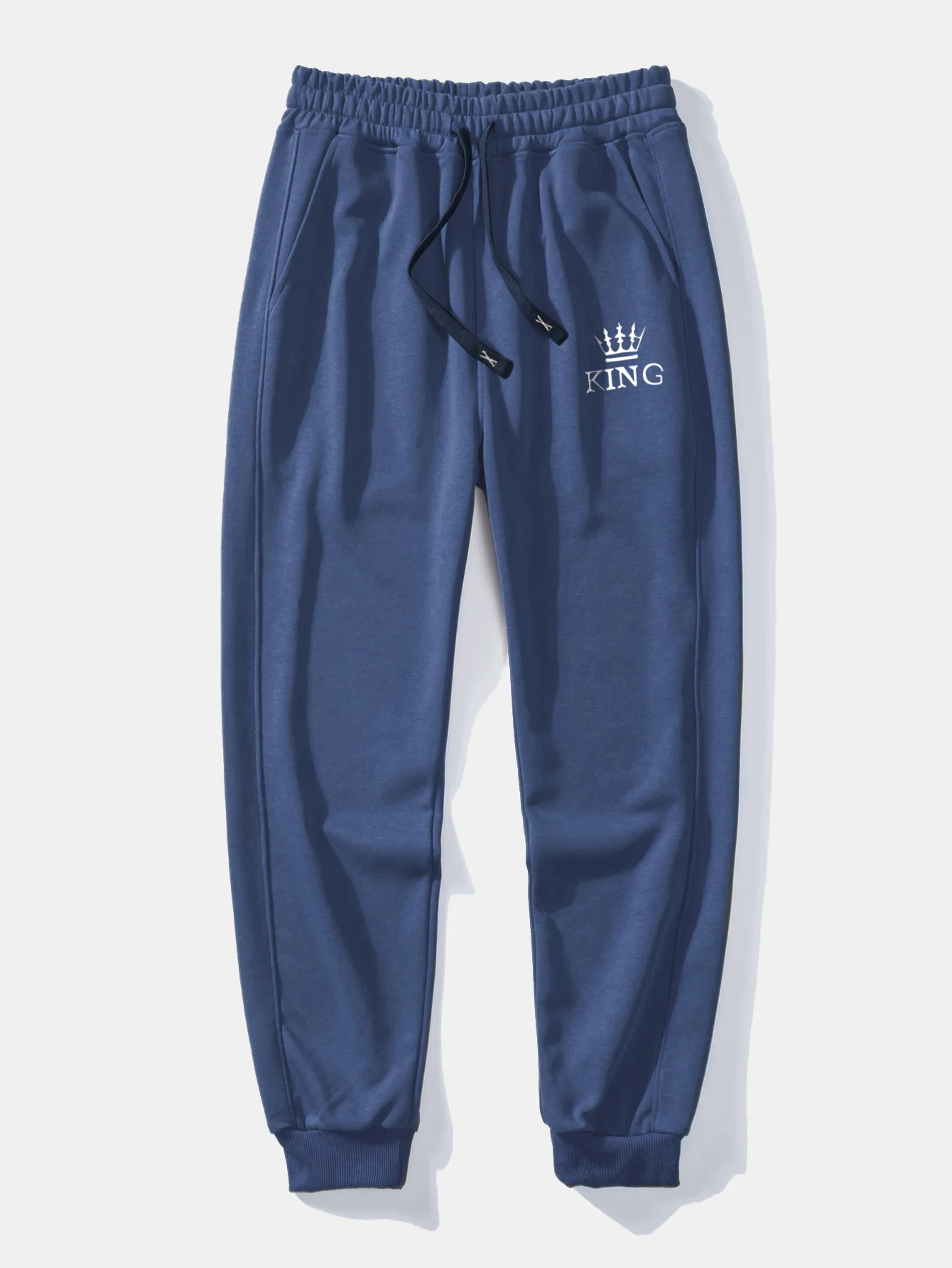 King Crown Print Relaxed Fit Rundhals Sweatshirt & Jogginghose - Image 18