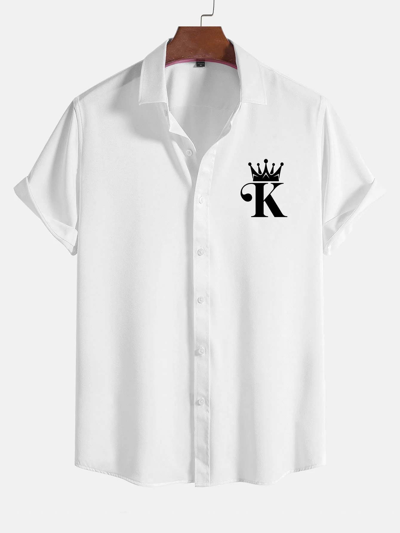 King Print Button Up Shirt - Image 2