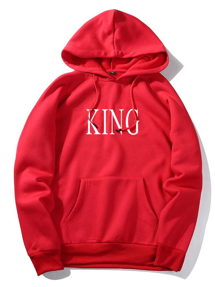 Kapuzenpullover mit King-Print - Image 10