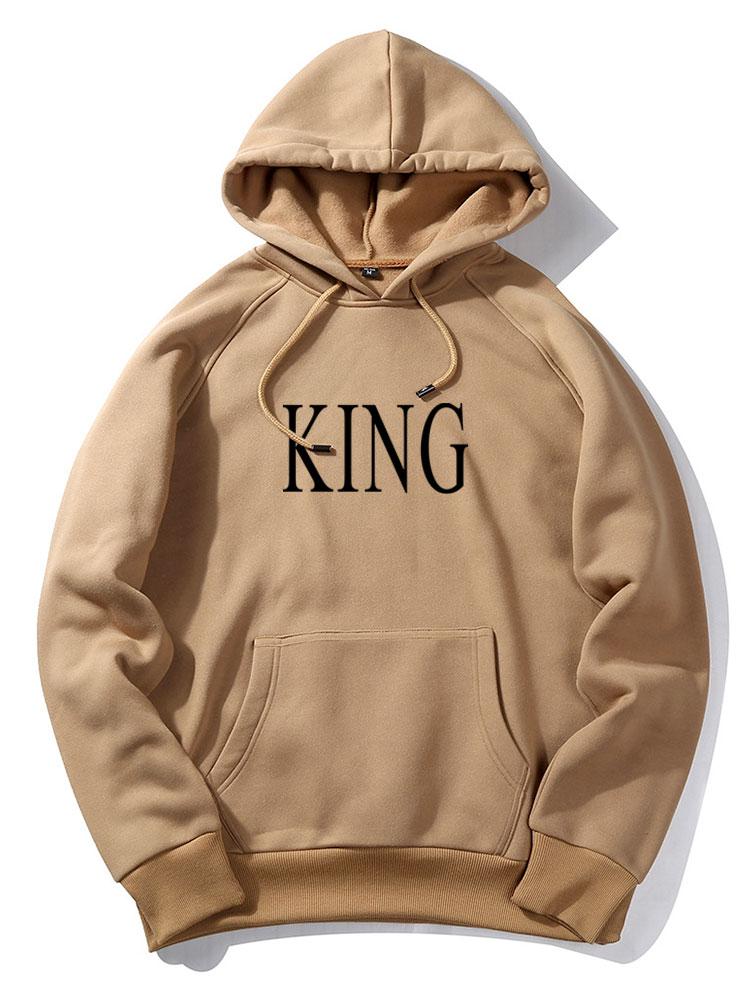 Kapuzenpullover mit King-Print - Image 2