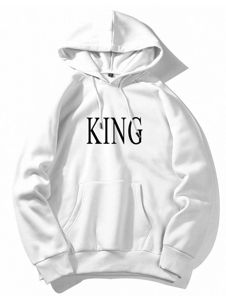 Kapuzenpullover mit King-Print - Image 8