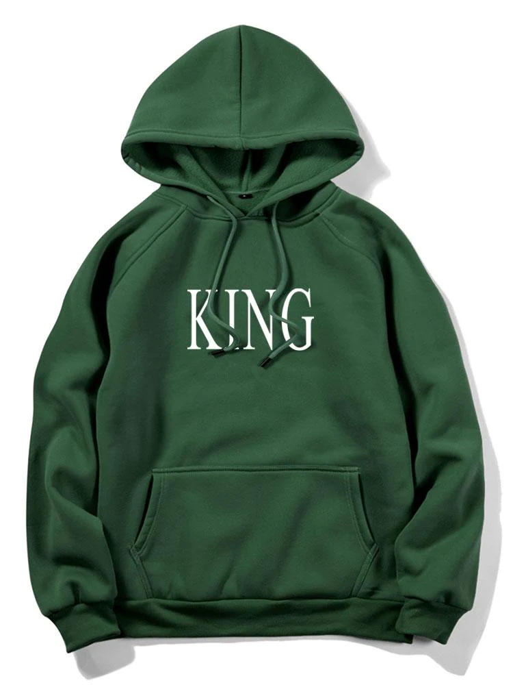Kapuzenpullover mit King-Print - Image 9