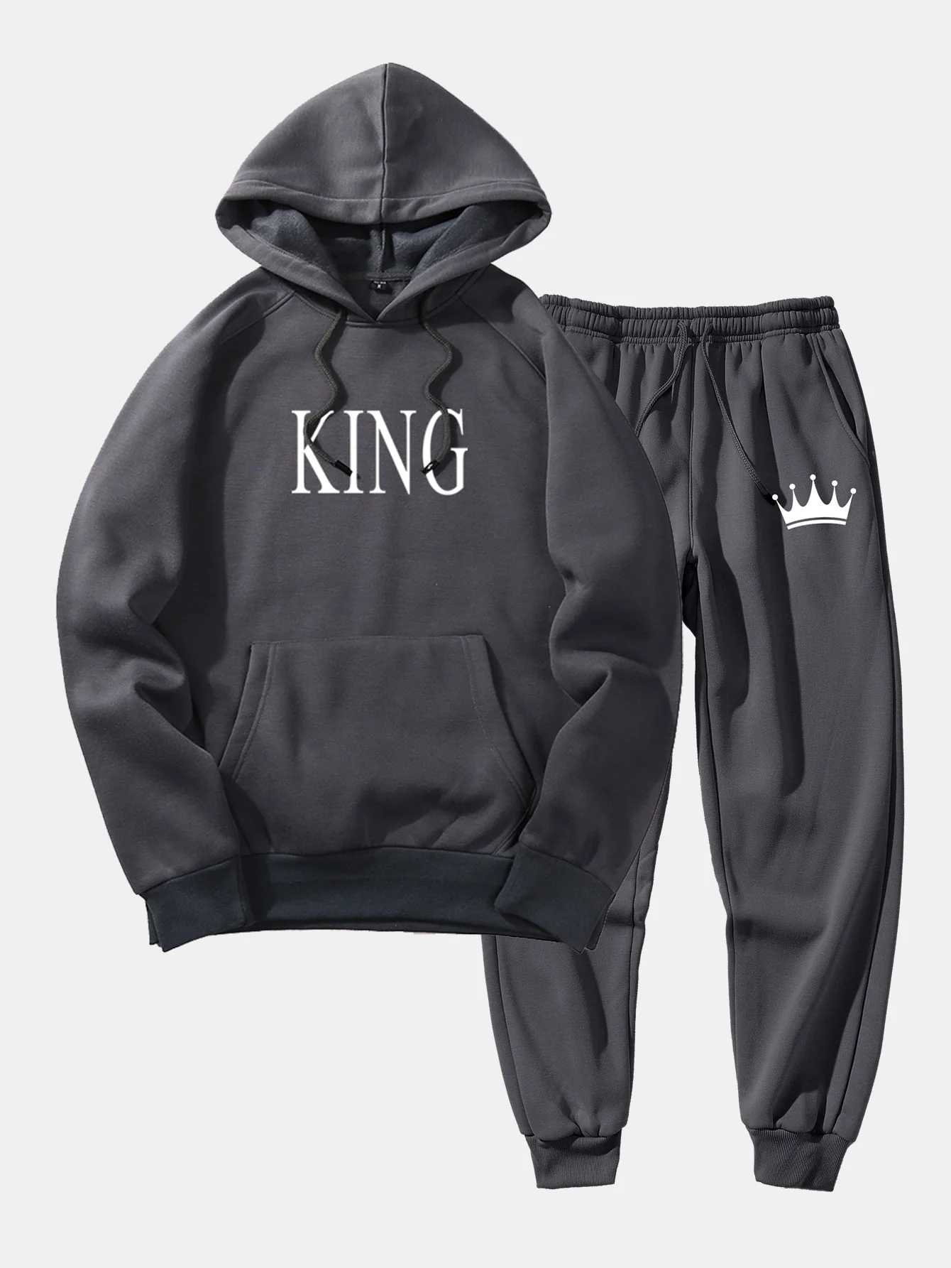 König Print Hoodie & Krone Print Jogginghose - Image 2