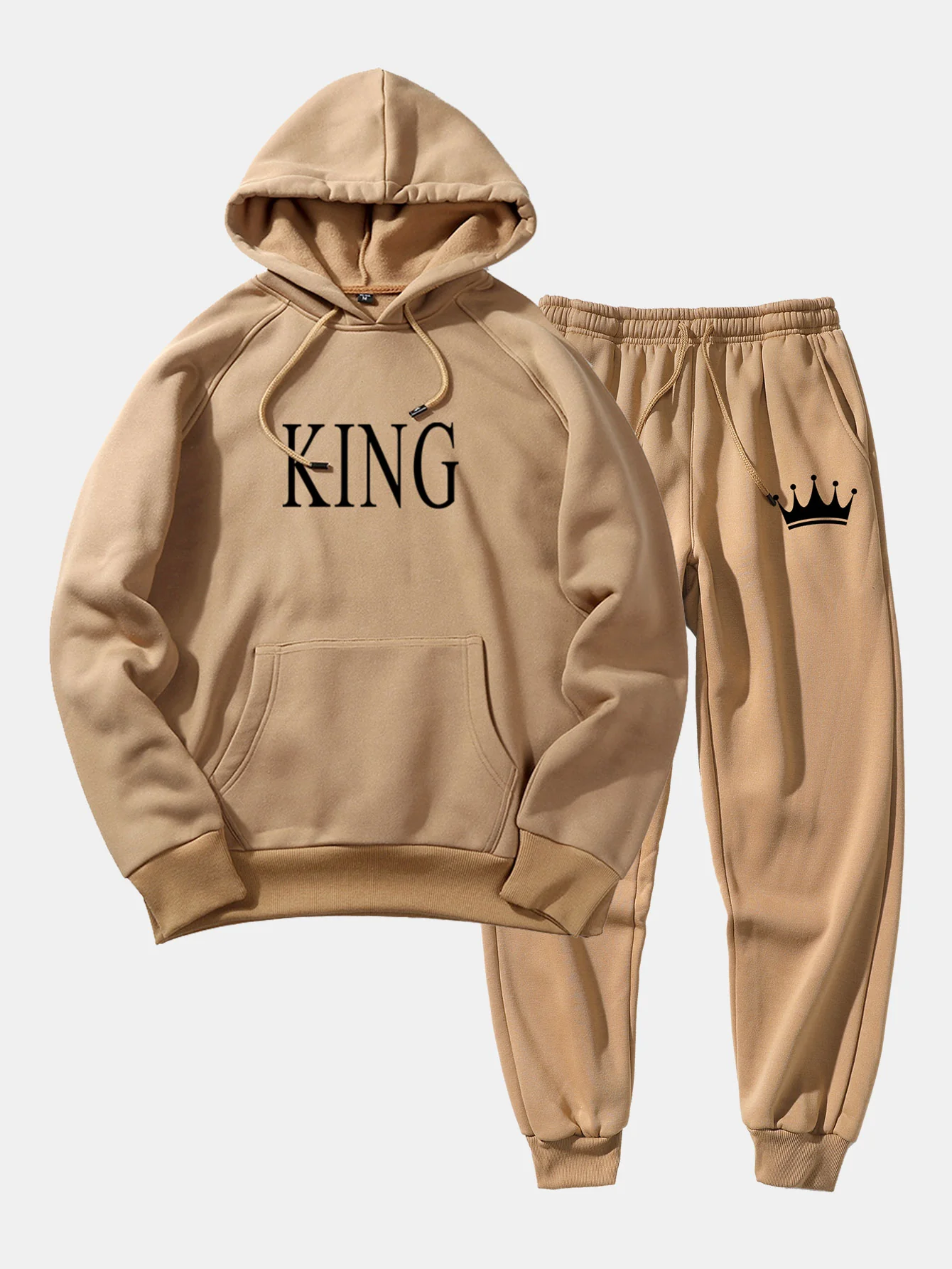 König Print Hoodie & Krone Print Jogginghose - Image 3