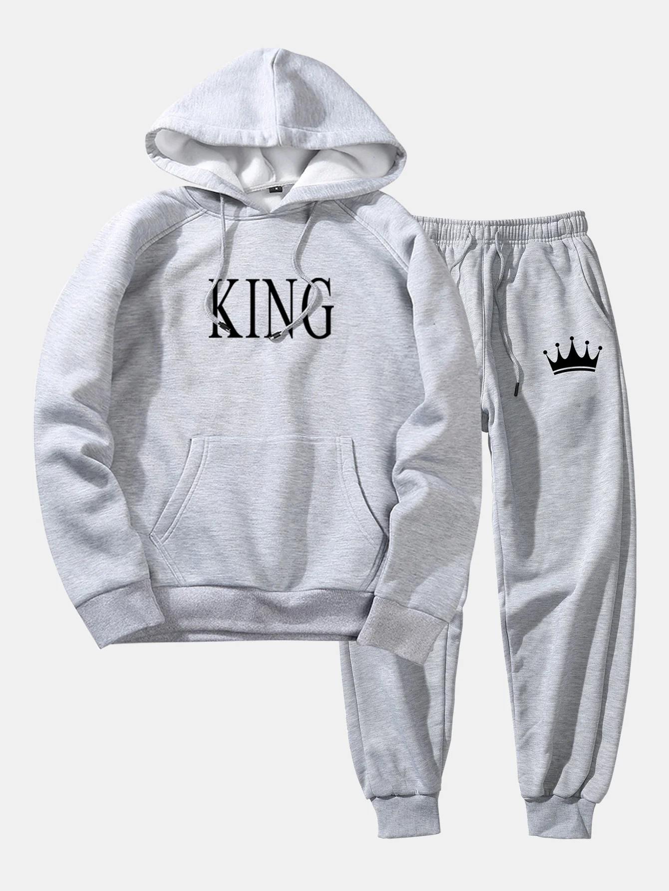 König Print Hoodie & Krone Print Jogginghose - Image 5