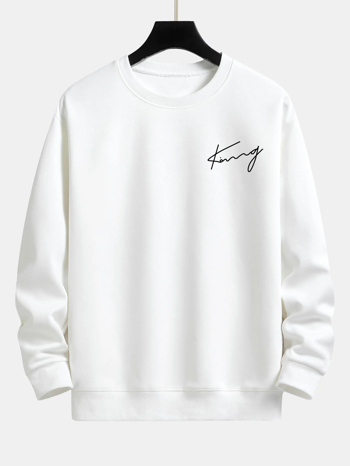 King Print Sweatshirt mit Relaxed Fit - Image 2
