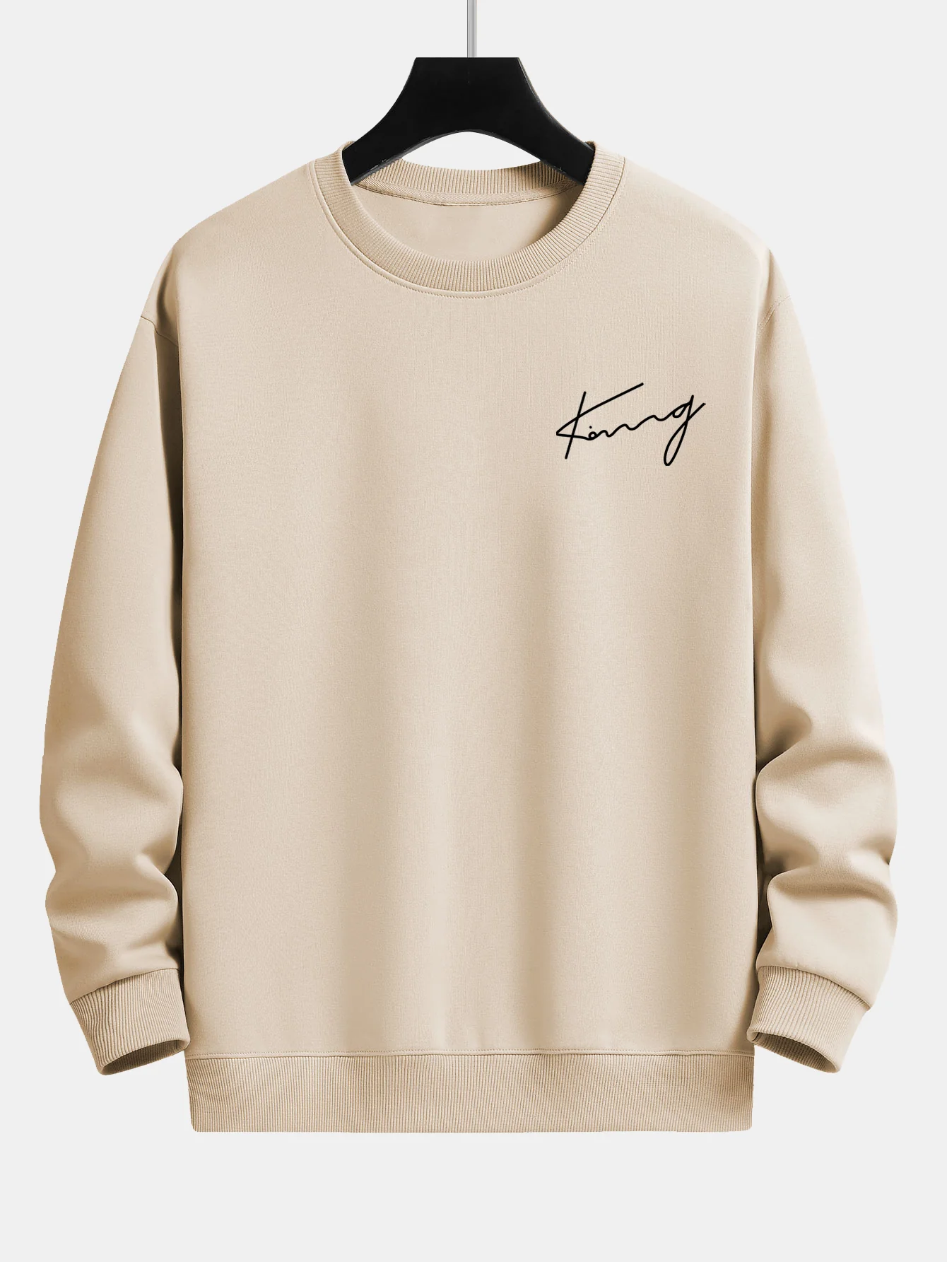 King Print Sweatshirt mit Relaxed Fit - Image 3