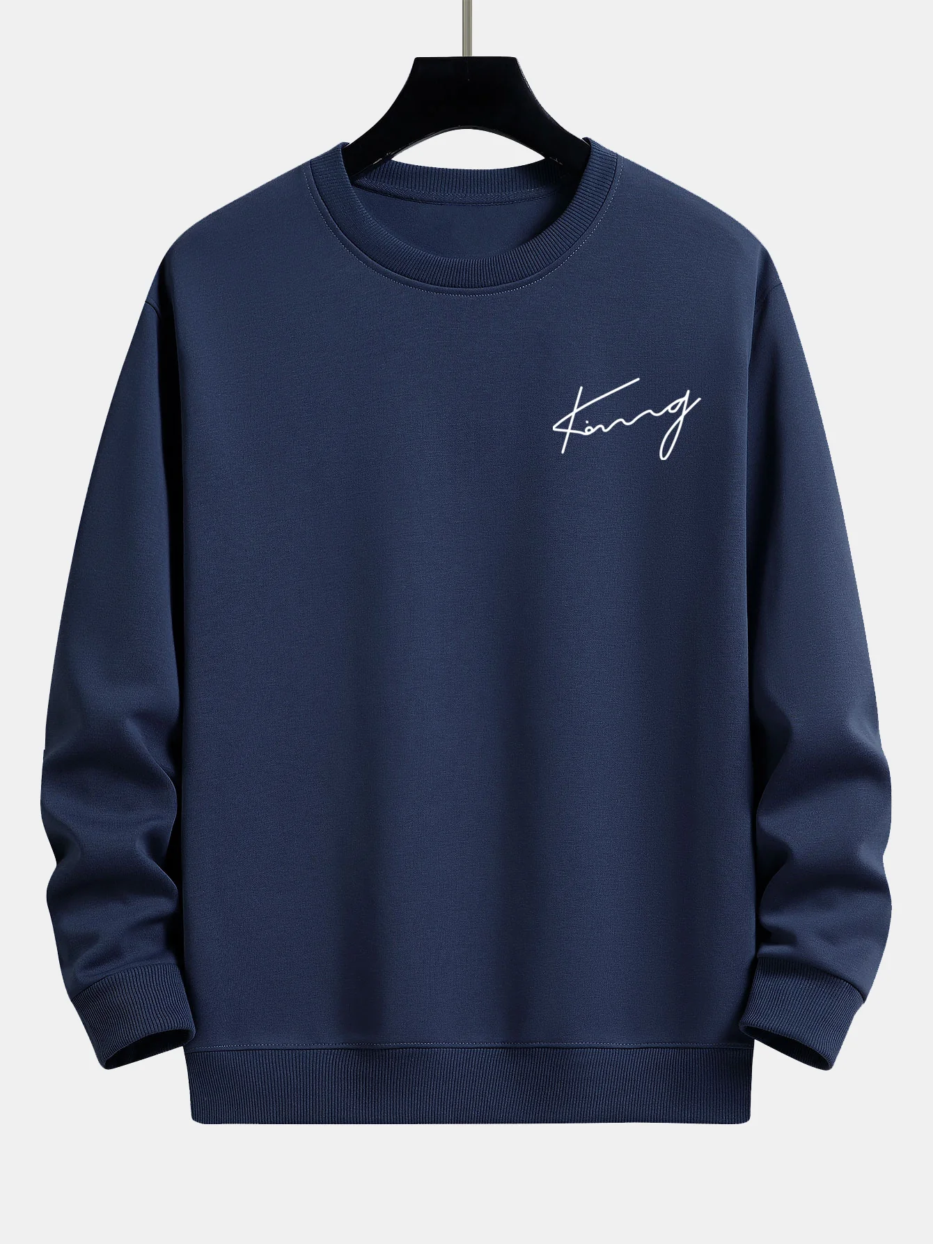 King Print Sweatshirt mit Relaxed Fit - Image 6