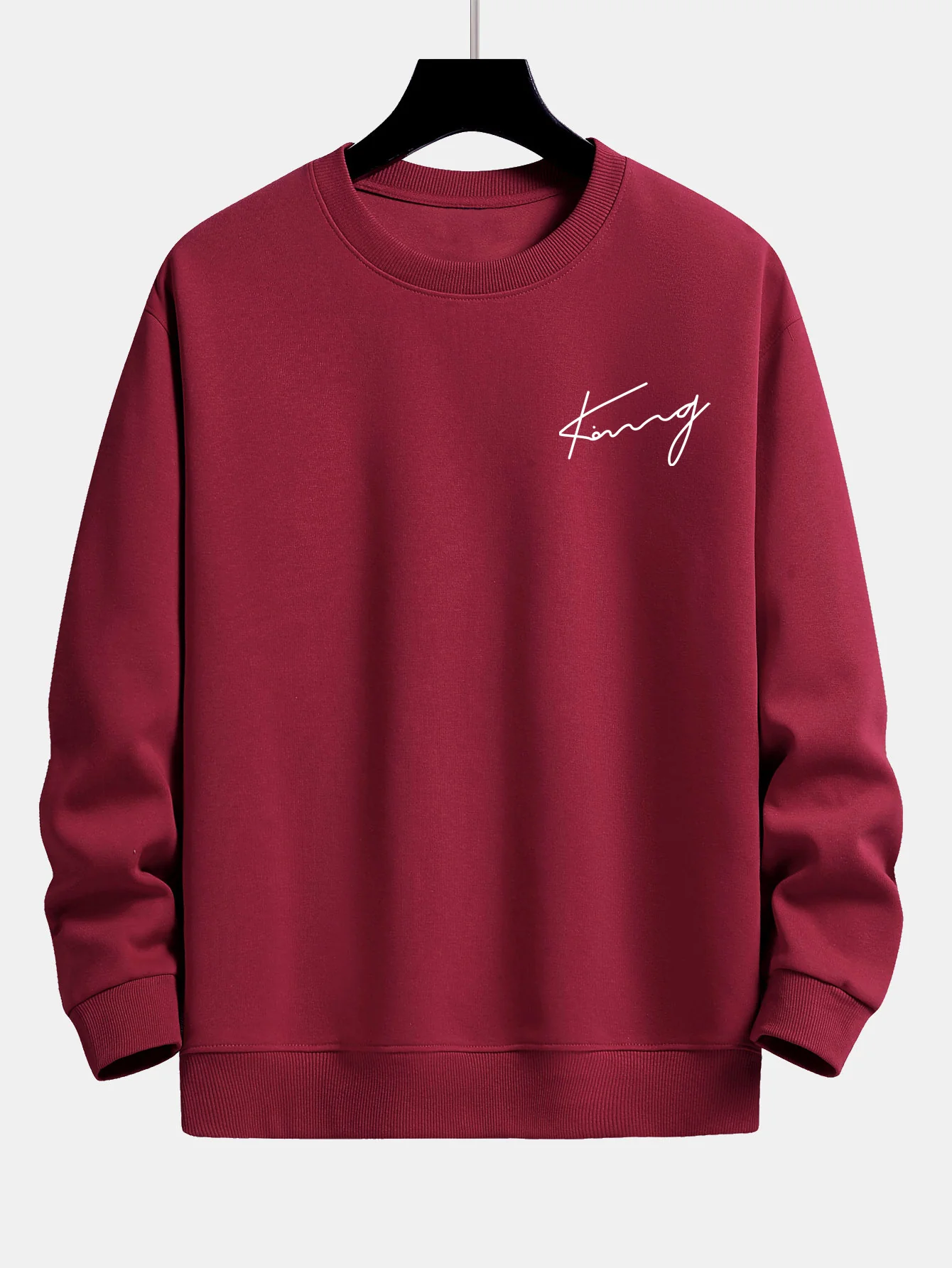 King Print Sweatshirt mit Relaxed Fit - Image 7