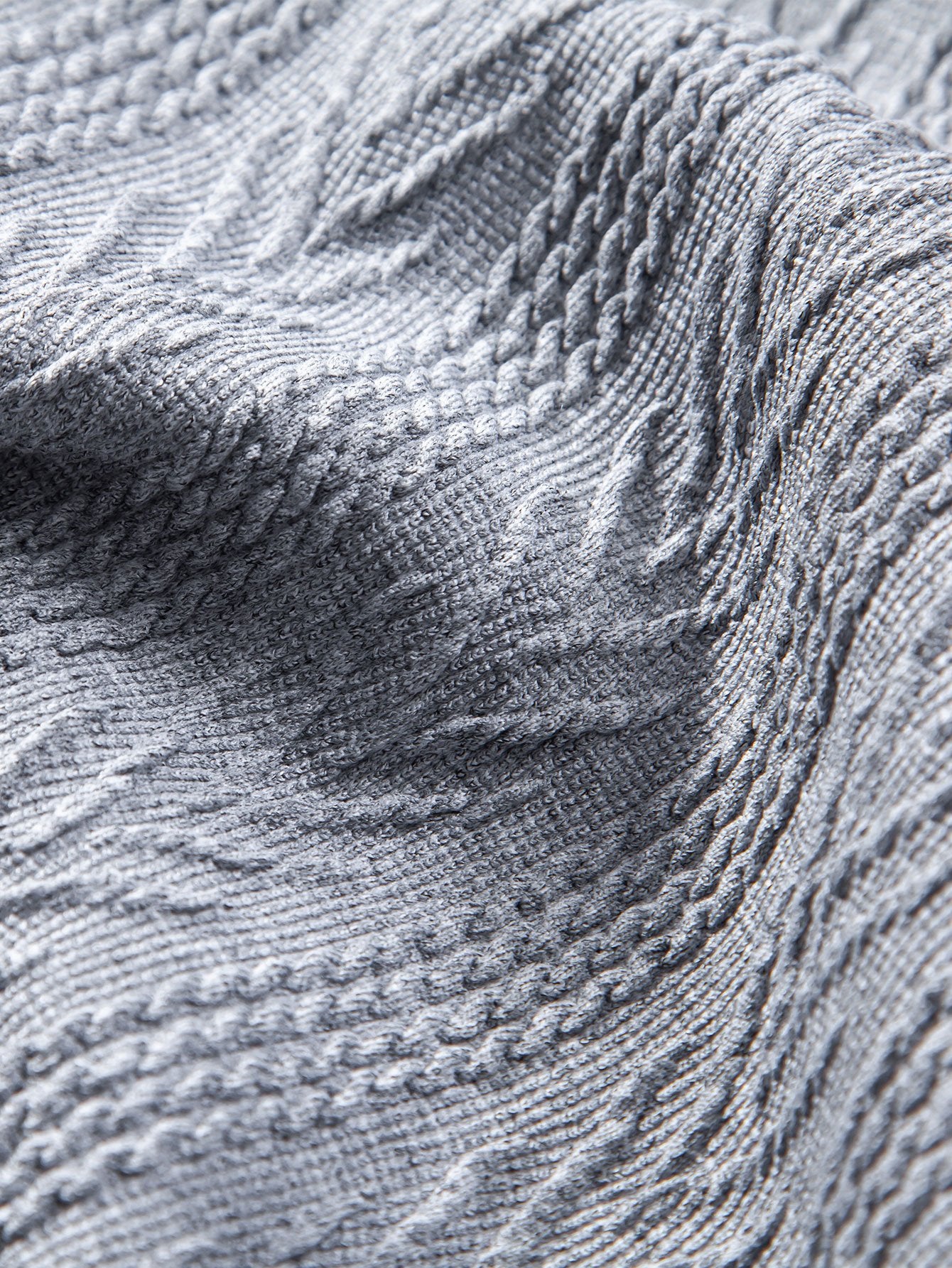 Gestricktes geometrisches Jacquard-Polo - Image 17
