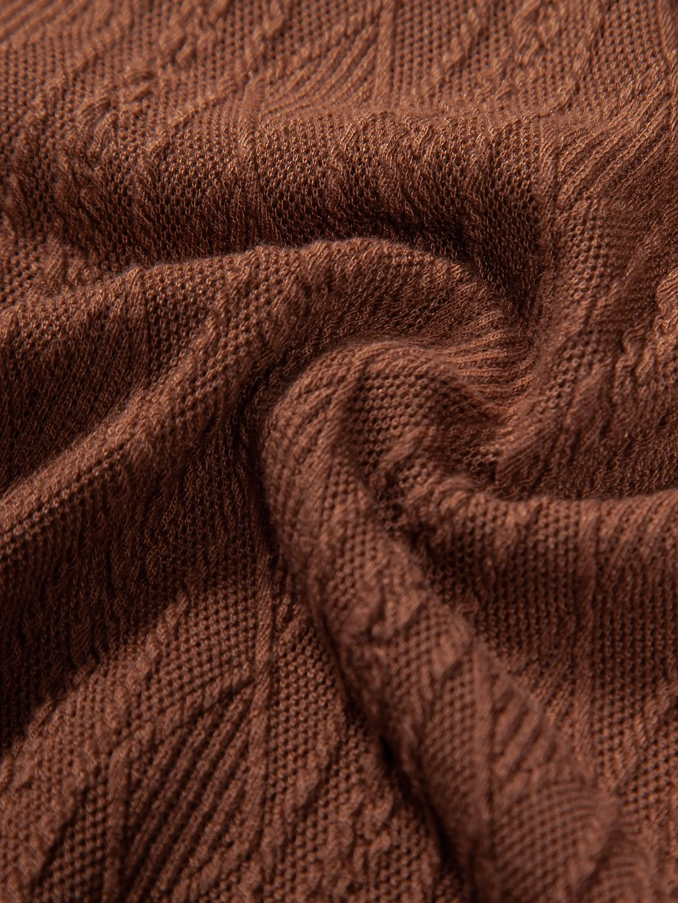 Gestricktes Rhombus Geometrisches Jacquard Polo - Image 10