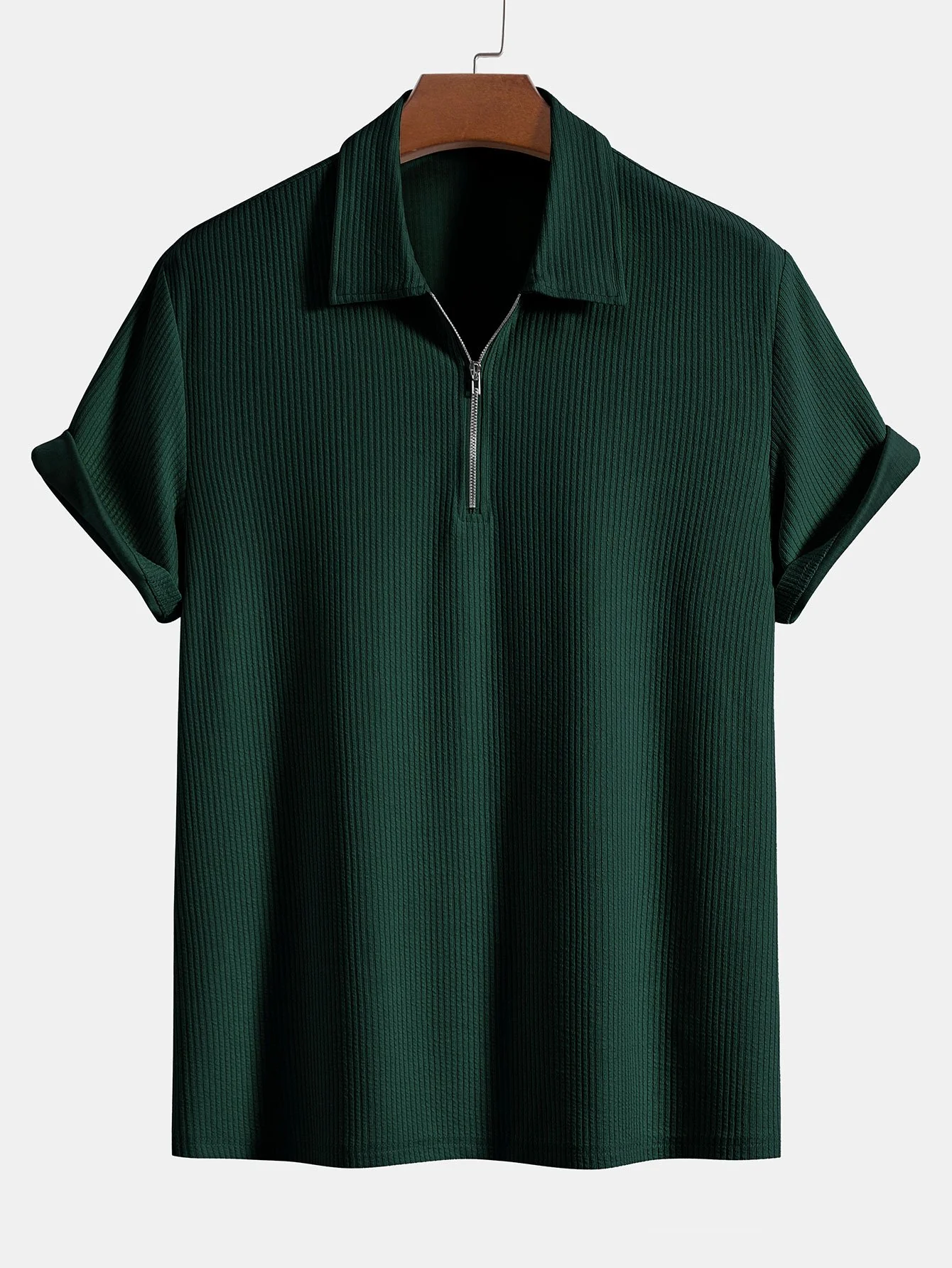 Strick-Ripp-Zip-Polo - Image 2