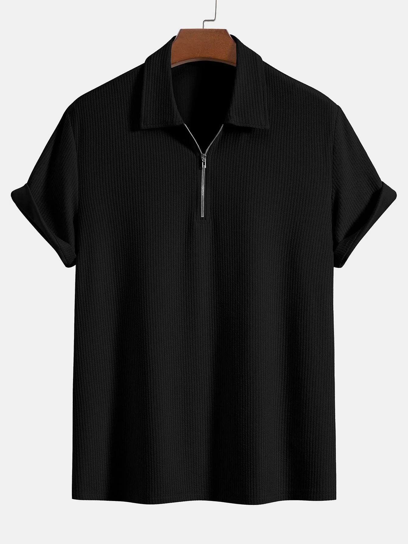 Strick-Ripp-Zip-Polo - Image 3