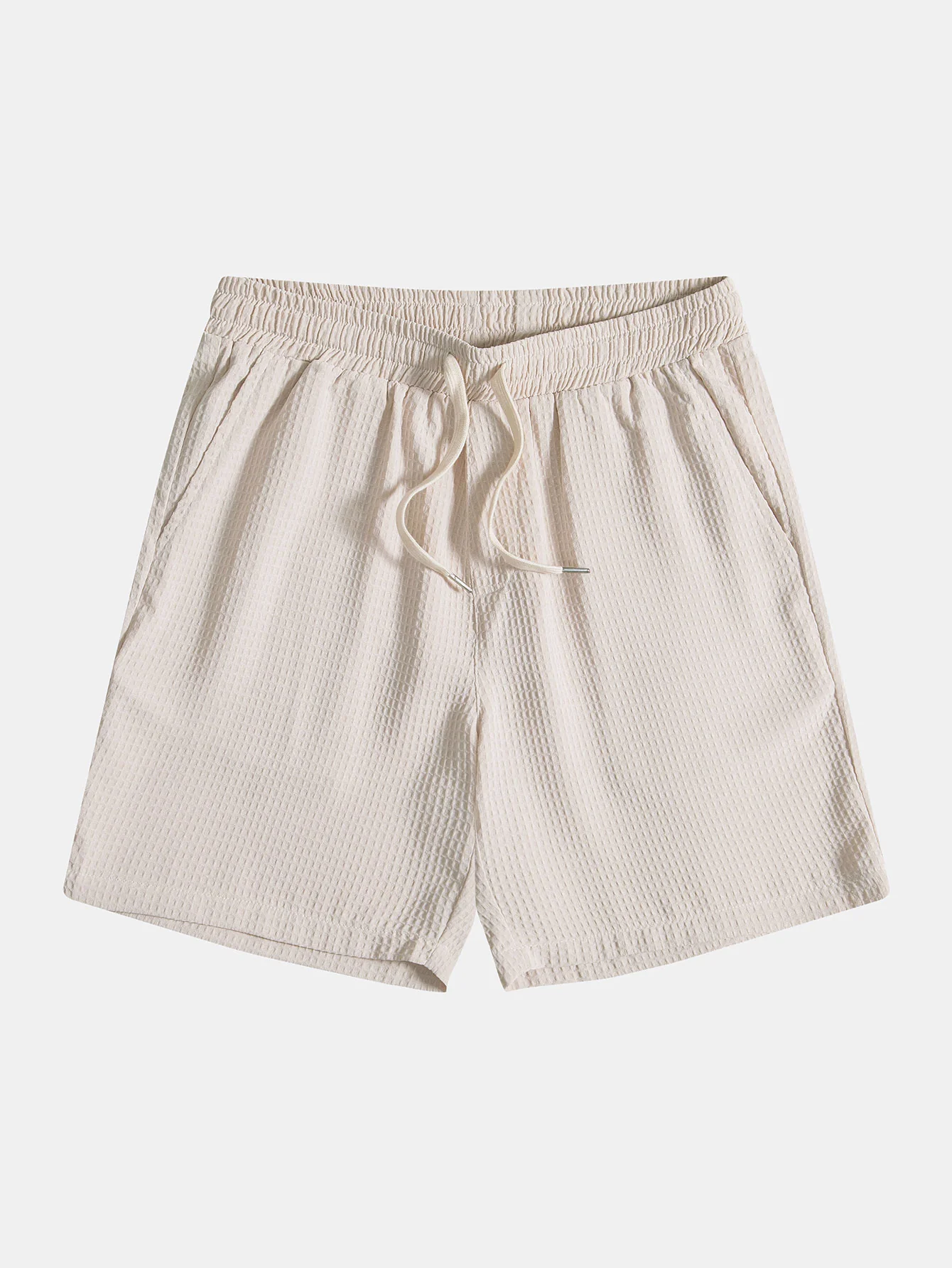 Strick-Waffel-Polohemd & Waffel-Drawstring-Shorts - Image 8
