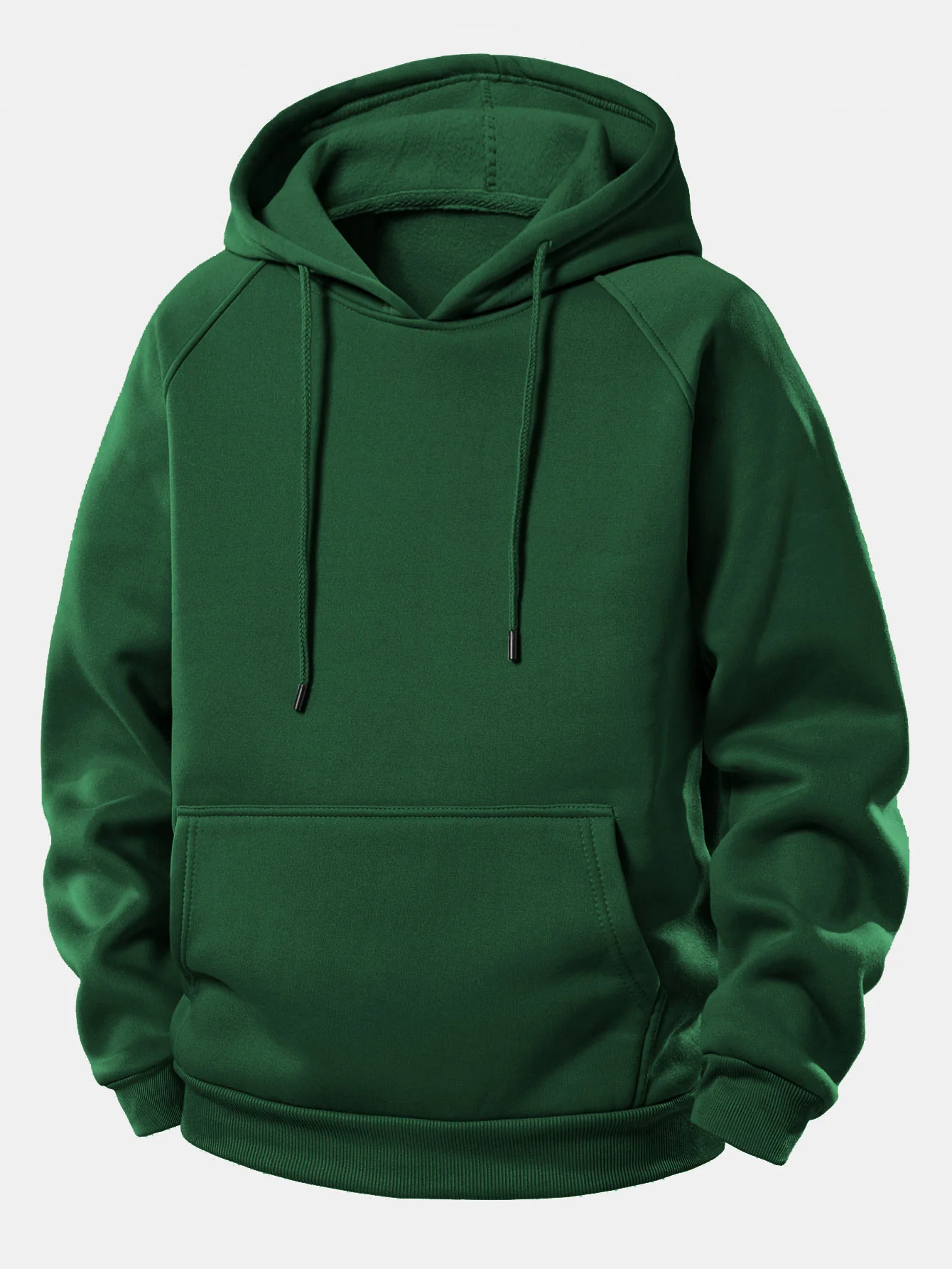 Koi Fish Lotus Print Drawstring Hoodie - Image 14