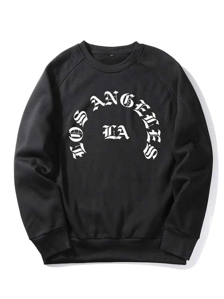 LA Buchstaben Druck Sweatshirt - Image 2