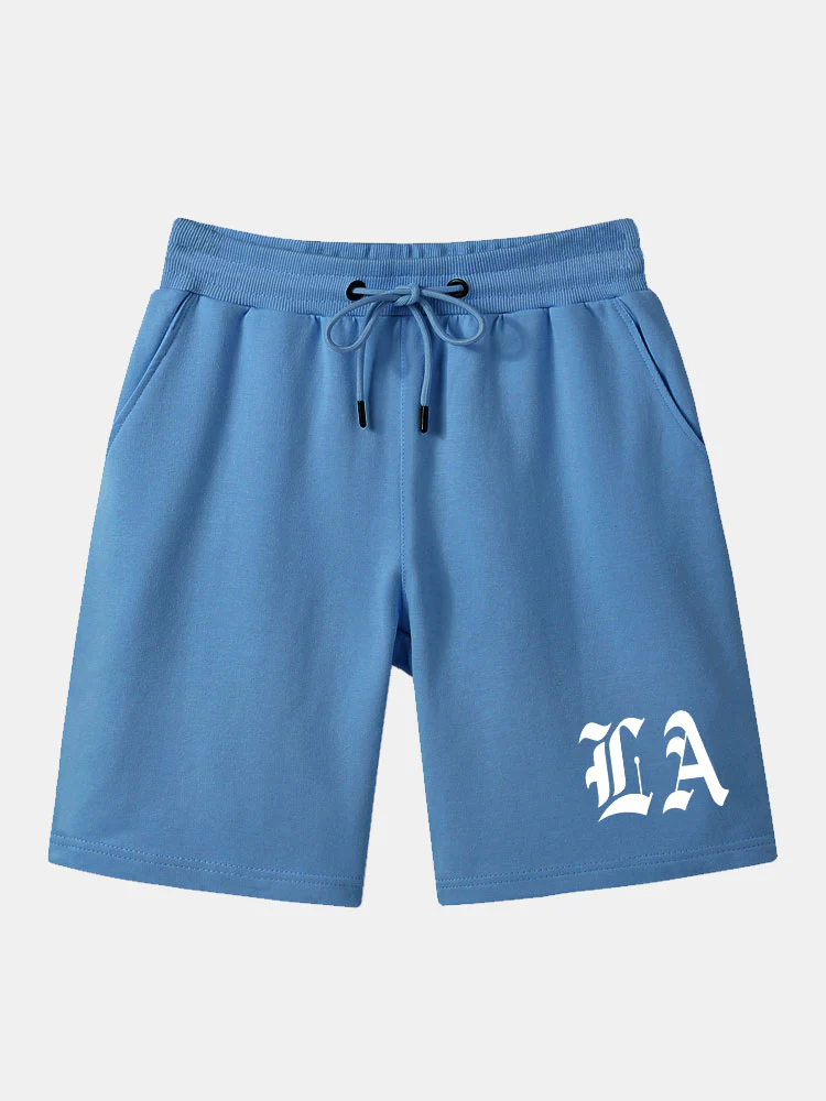 LA Print Mittellange Shorts - Image 4