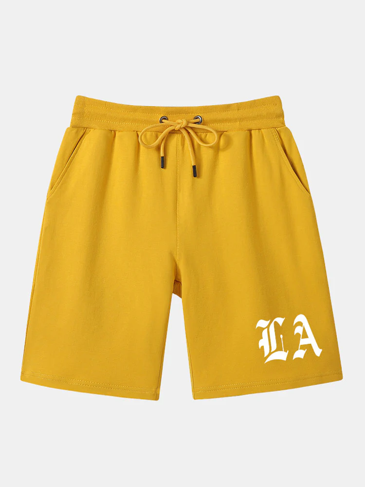 LA Print Mittellange Shorts - Image 5
