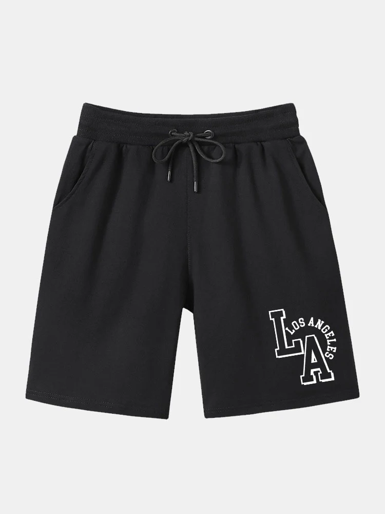 LA Print Mittellange Shorts - Image 2