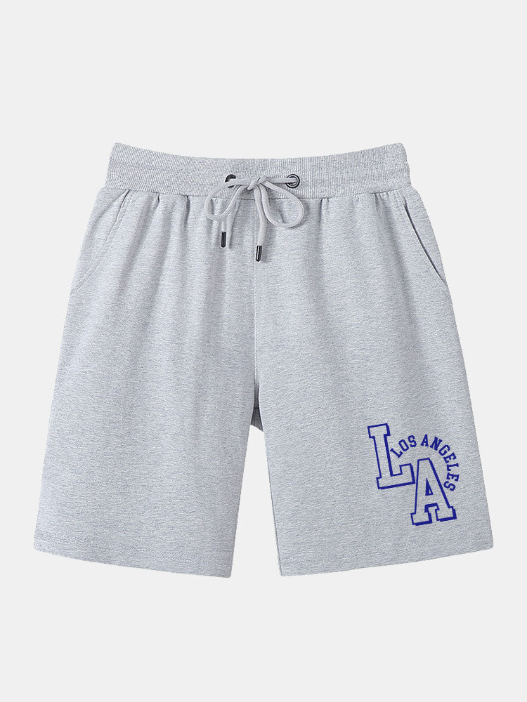 LA Print Mittellange Shorts - Image 3