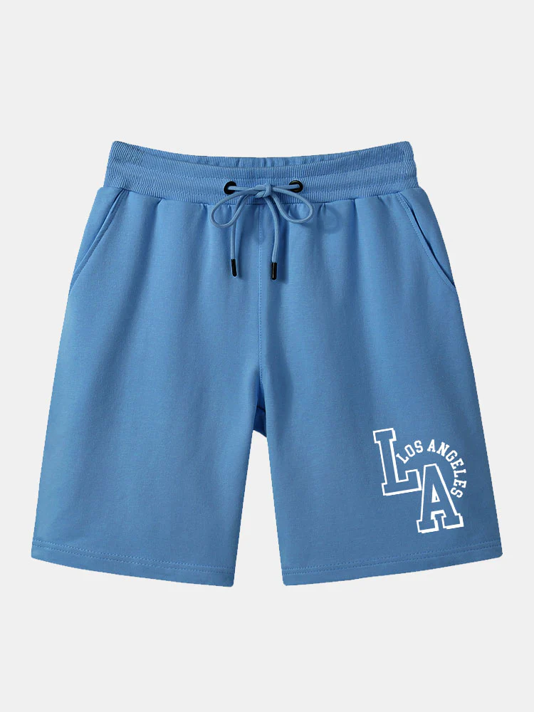 LA Print Mittellange Shorts - Image 4