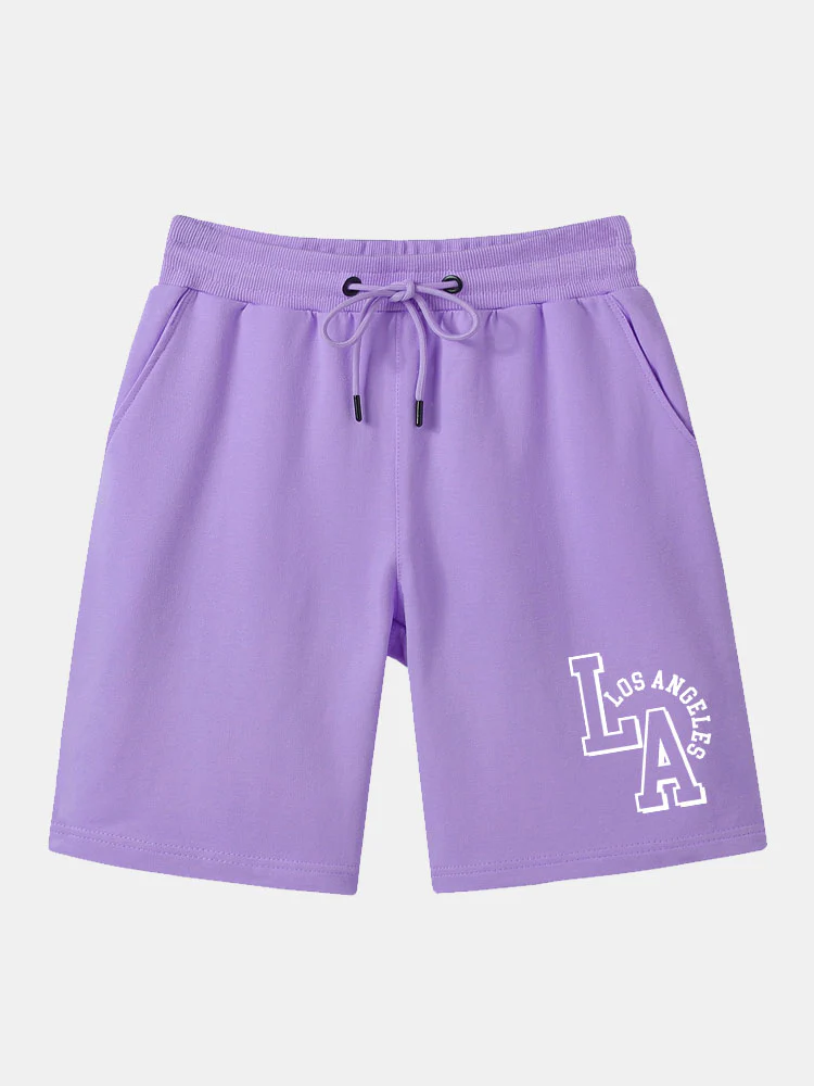 LA Print Mittellange Shorts - Image 5