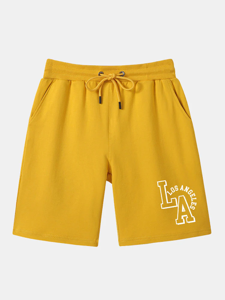 LA Print Mittellange Shorts - Image 7