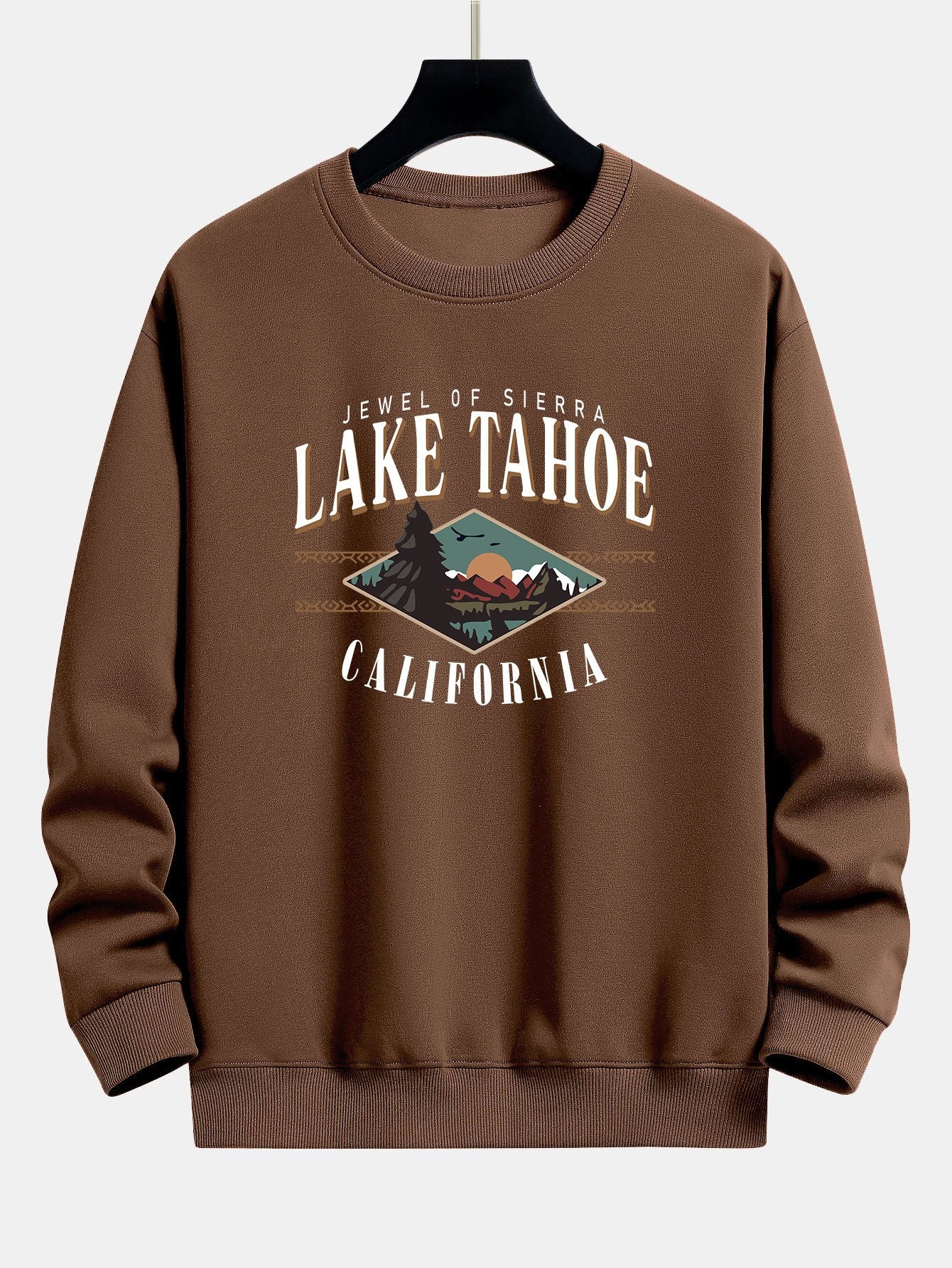 Lake Tahoe Print Relaxed Fit Sweatshirt - Image 2