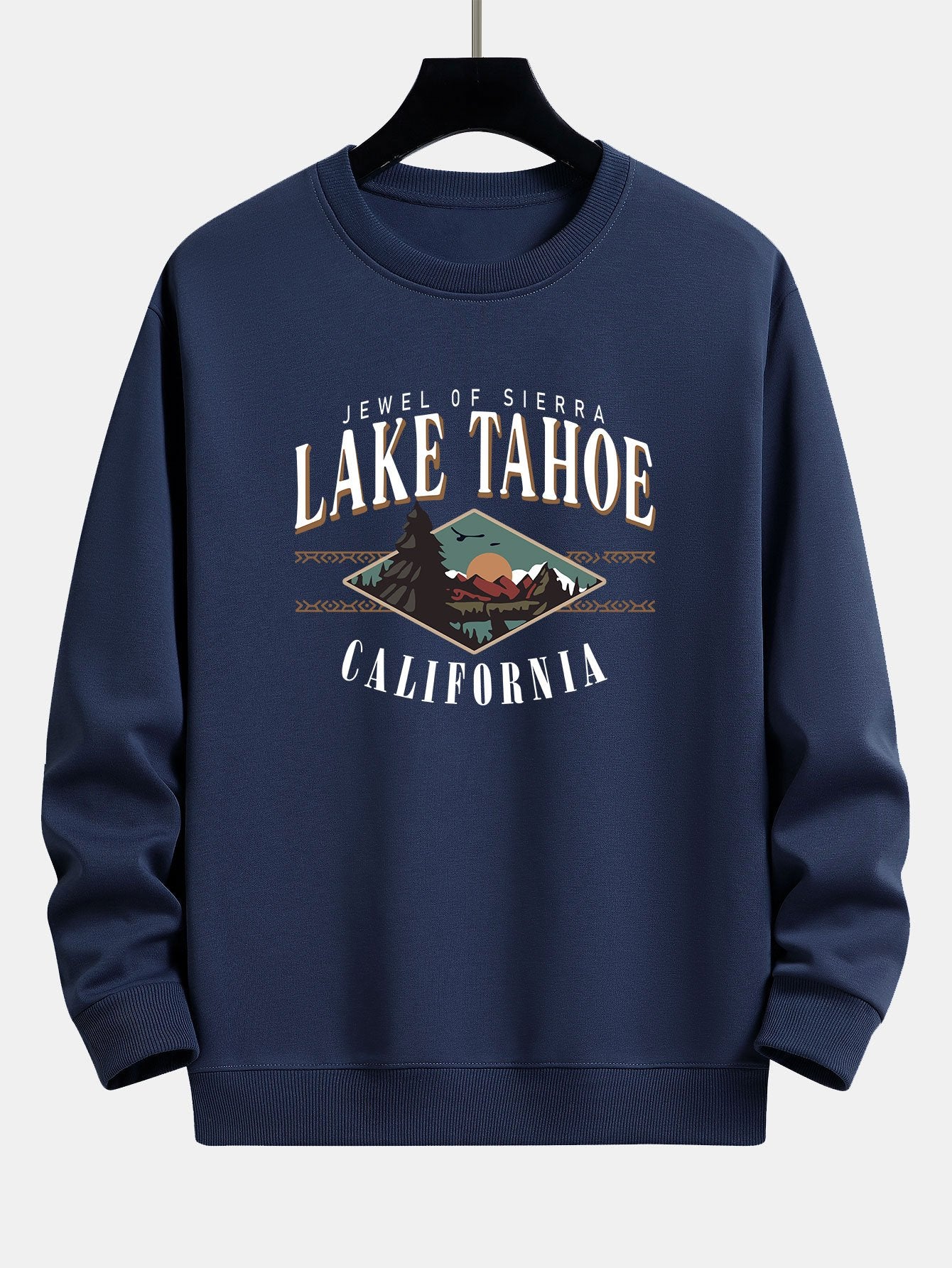 Lake Tahoe Print Relaxed Fit Sweatshirt - Image 3