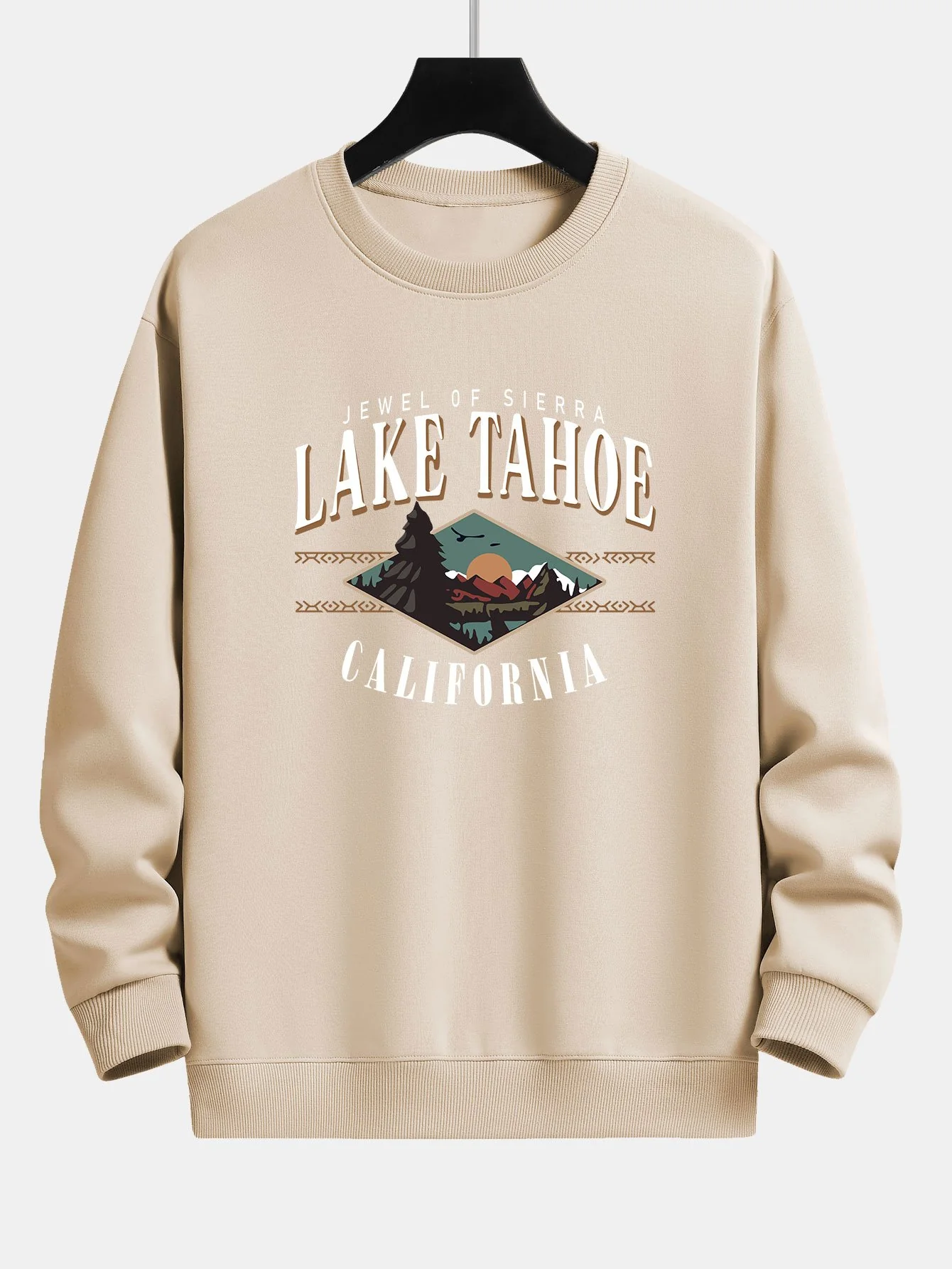 Lake Tahoe Print Relaxed Fit Sweatshirt - Image 4