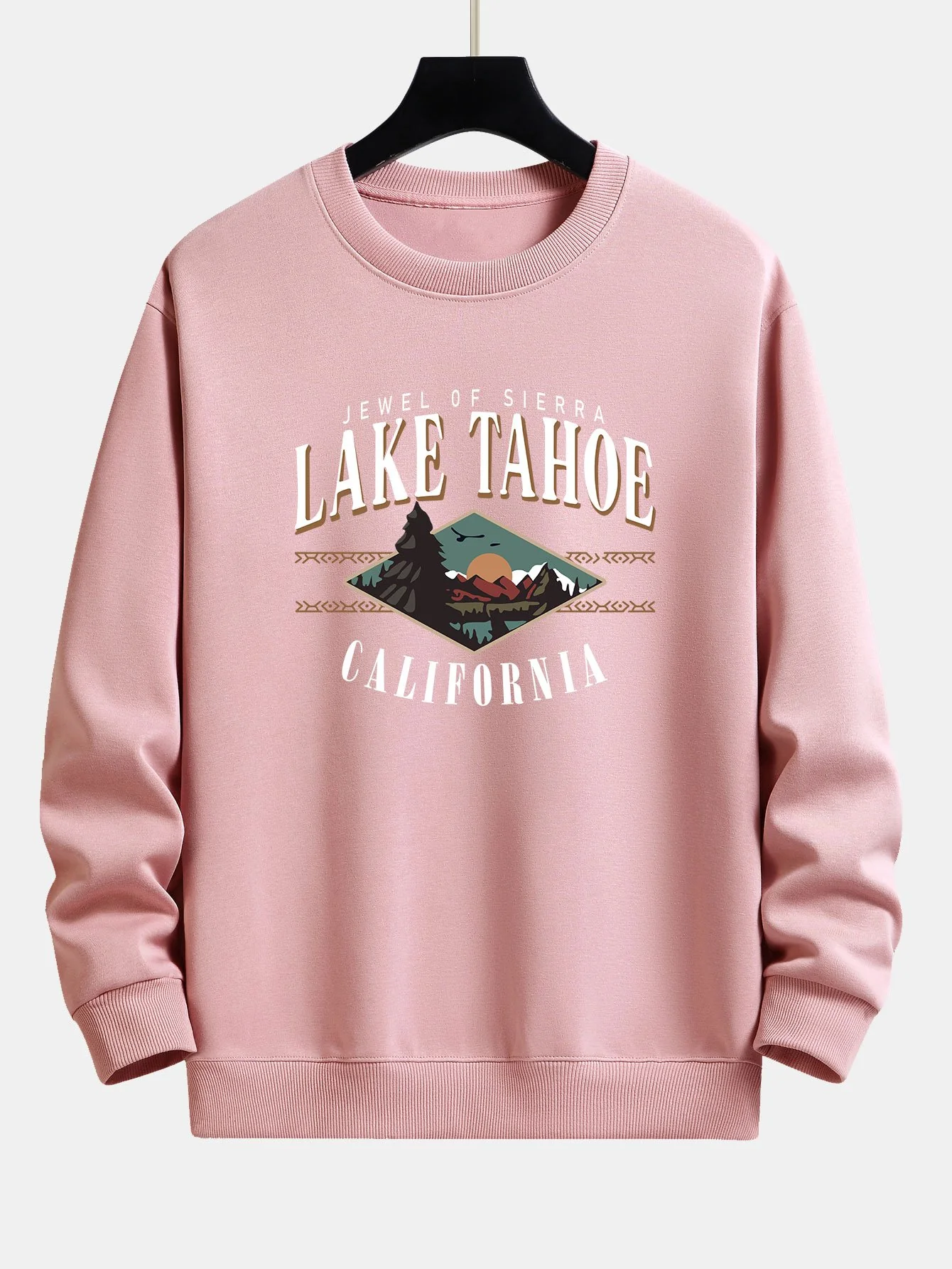 Lake Tahoe Print Relaxed Fit Sweatshirt - Image 7