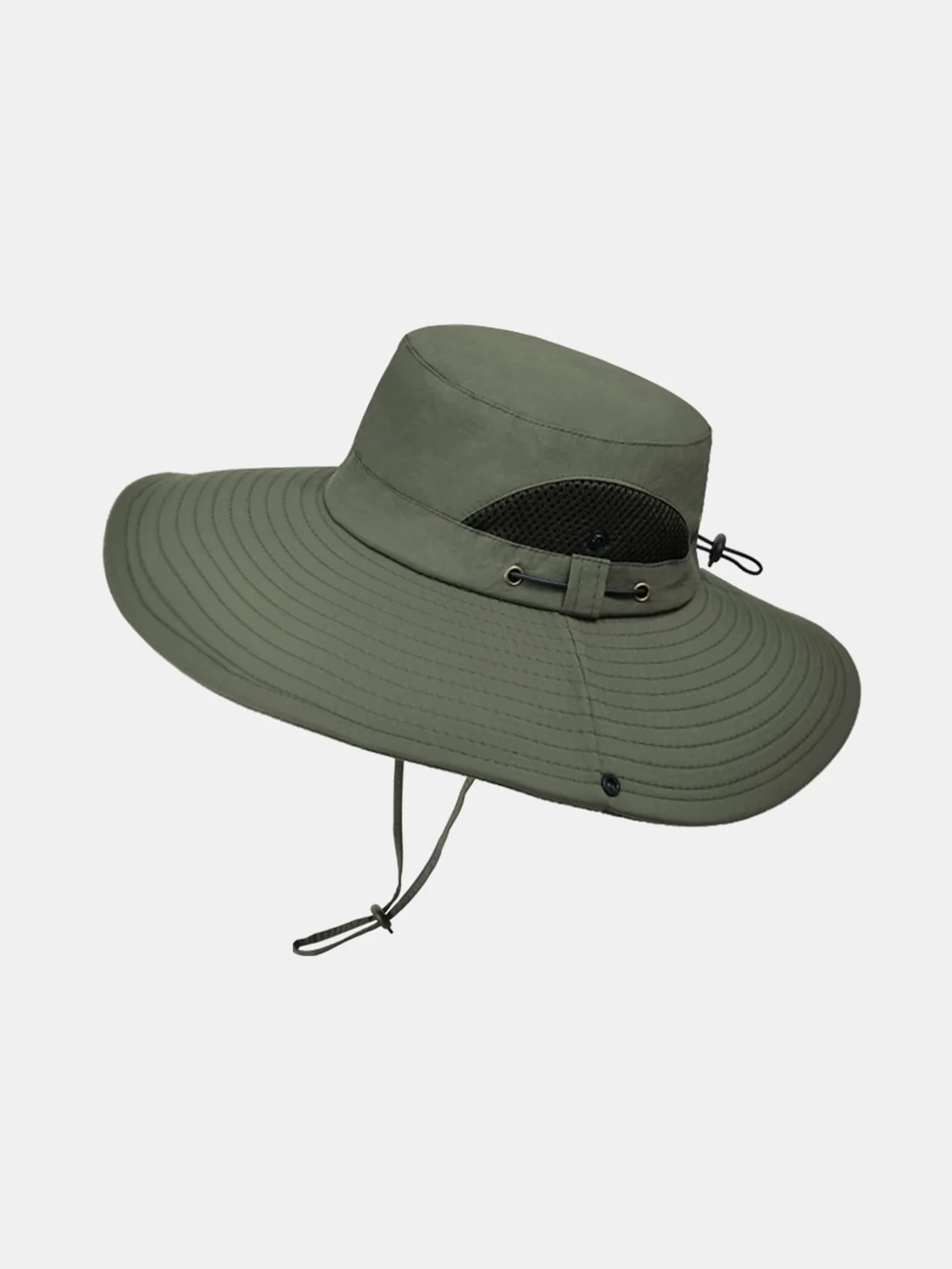 Großer Rand Outdoor Bergsteiger Sonnen Schutz Atmungsaktive Schnell trocknende Bucket Hat - Image 5
