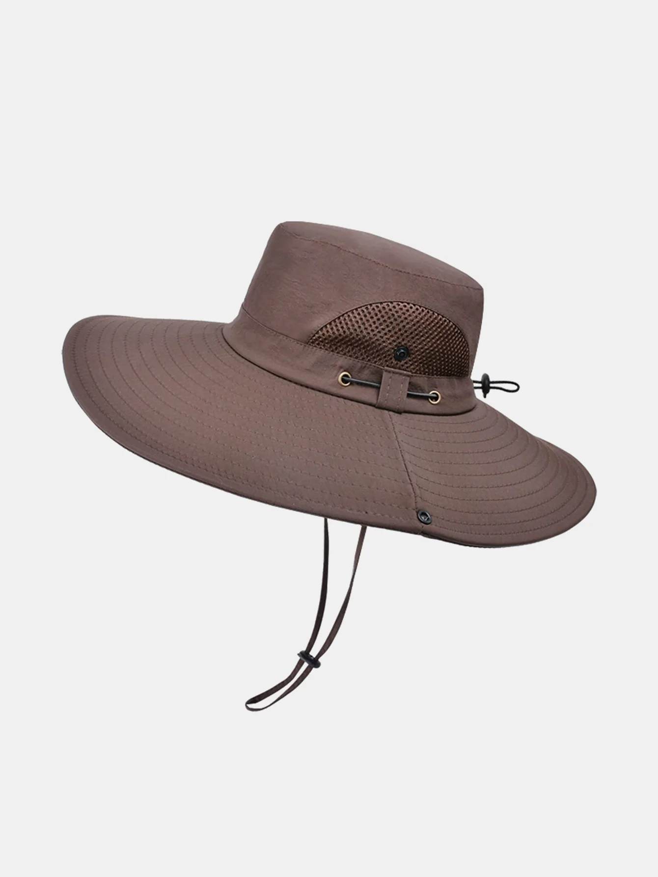Großer Rand Outdoor Bergsteiger Sonnen Schutz Atmungsaktive Schnell trocknende Bucket Hat - Image 6