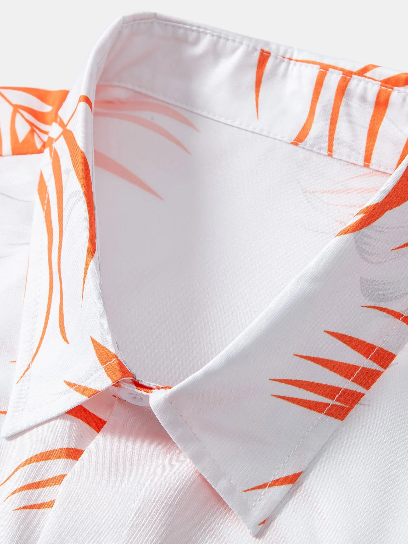 Blattdruck Hemd mit Knopfleiste & Badeshorts - Image 8