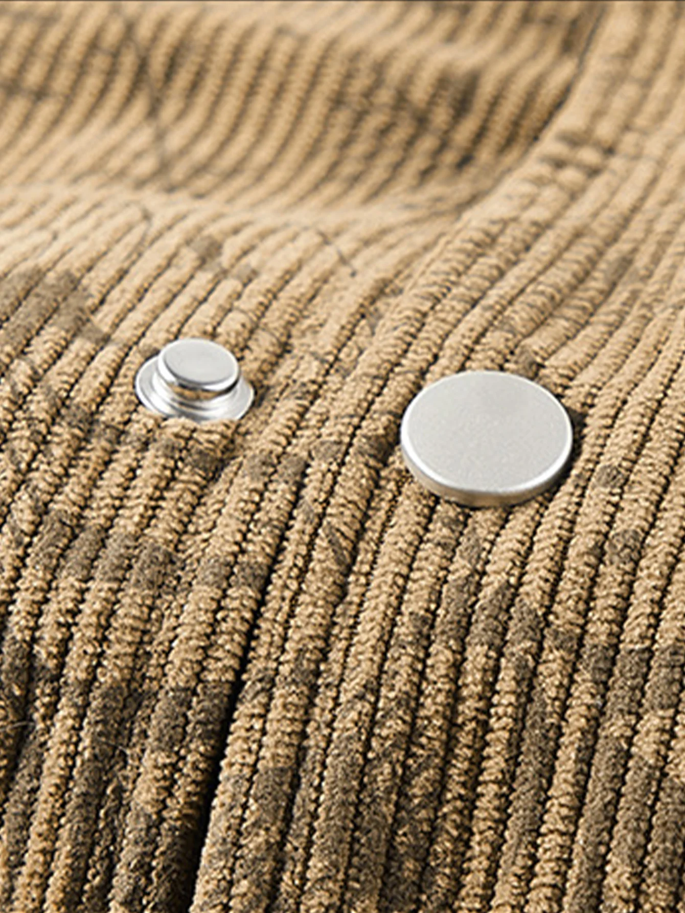 Cordjacke mit Blattmuster - Image 7